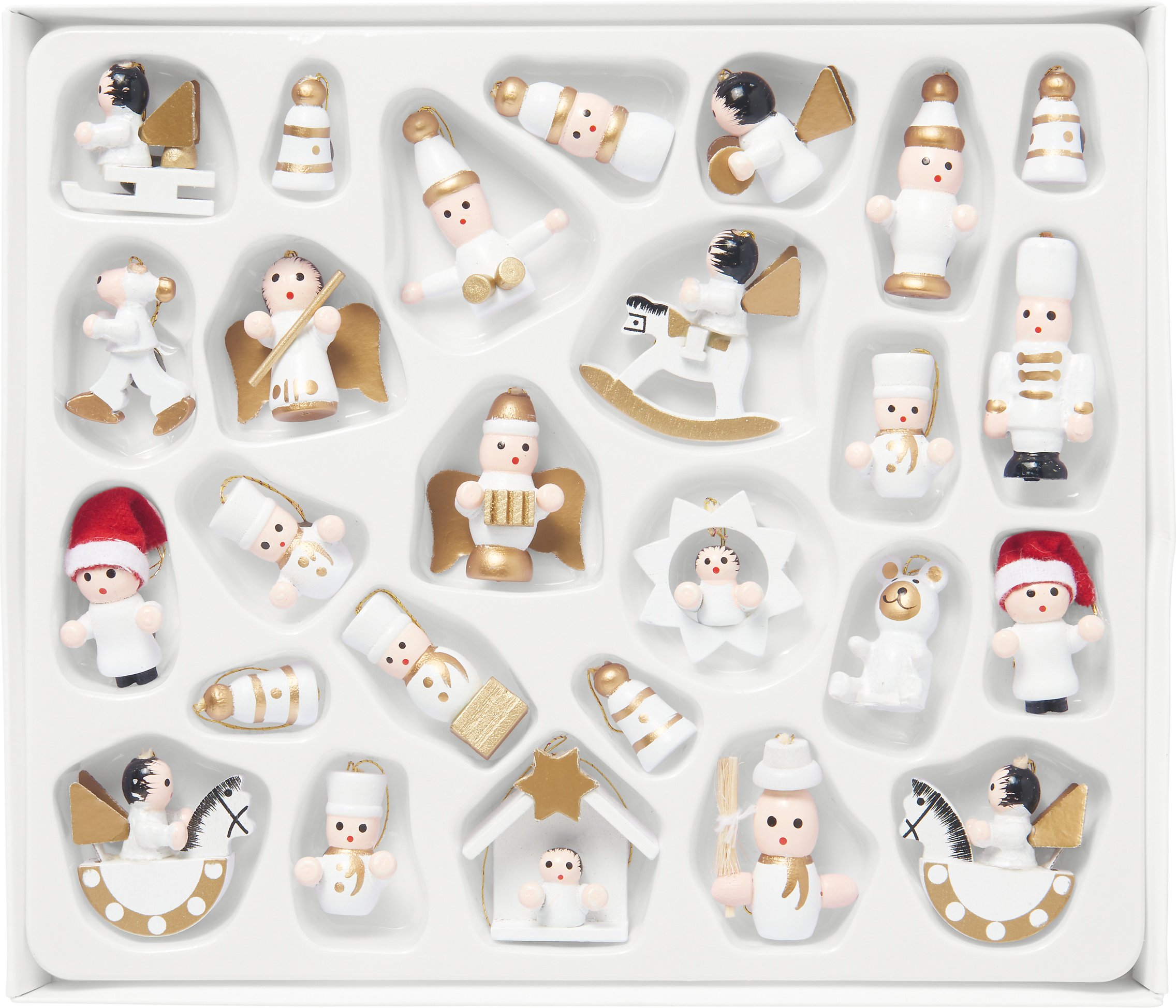 LIVARNO home Christbaumschmuck, 26-teilig (Weiß)