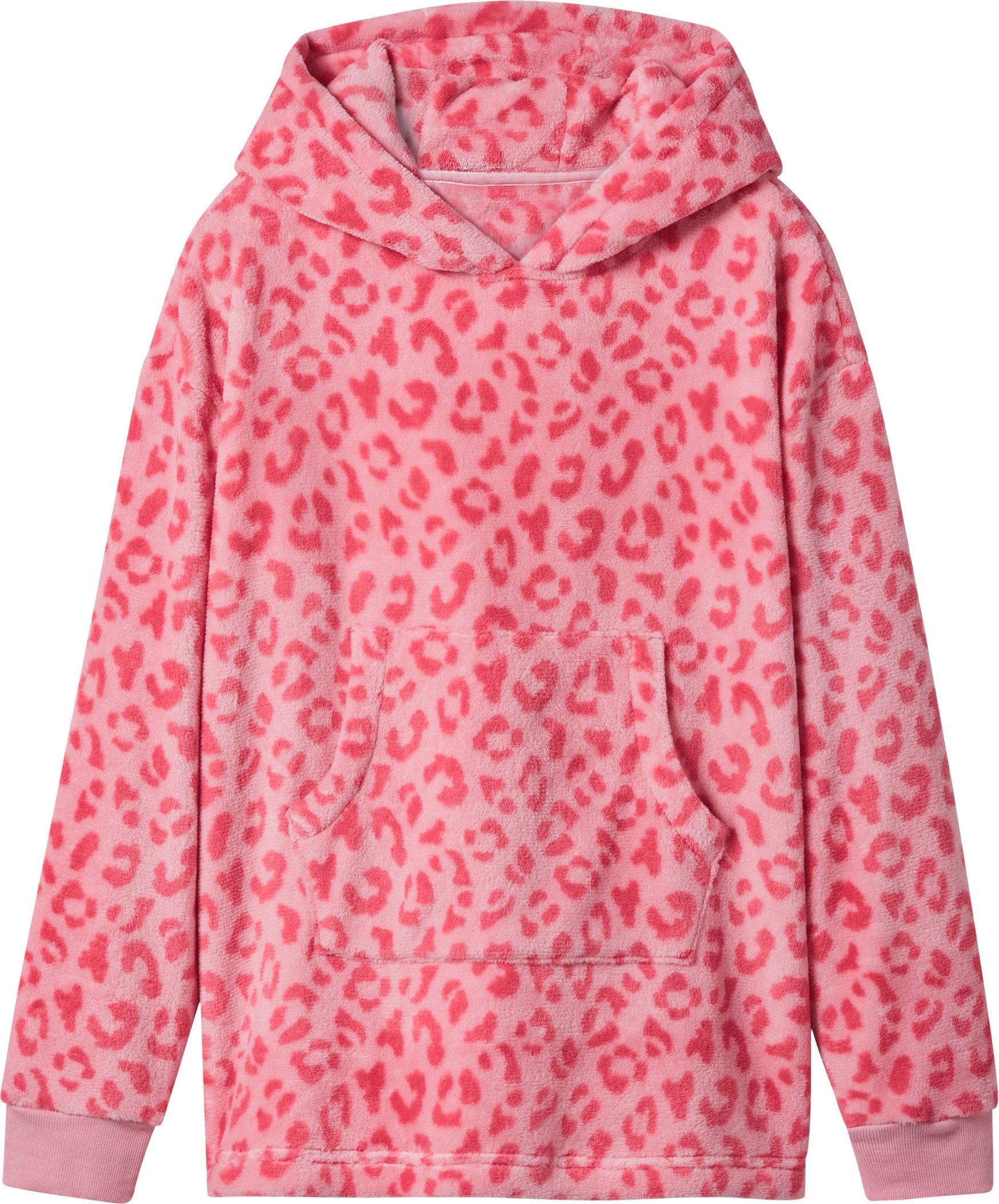 esmara® Oversize-Plüschhoodie (Rosa, 158/164)
