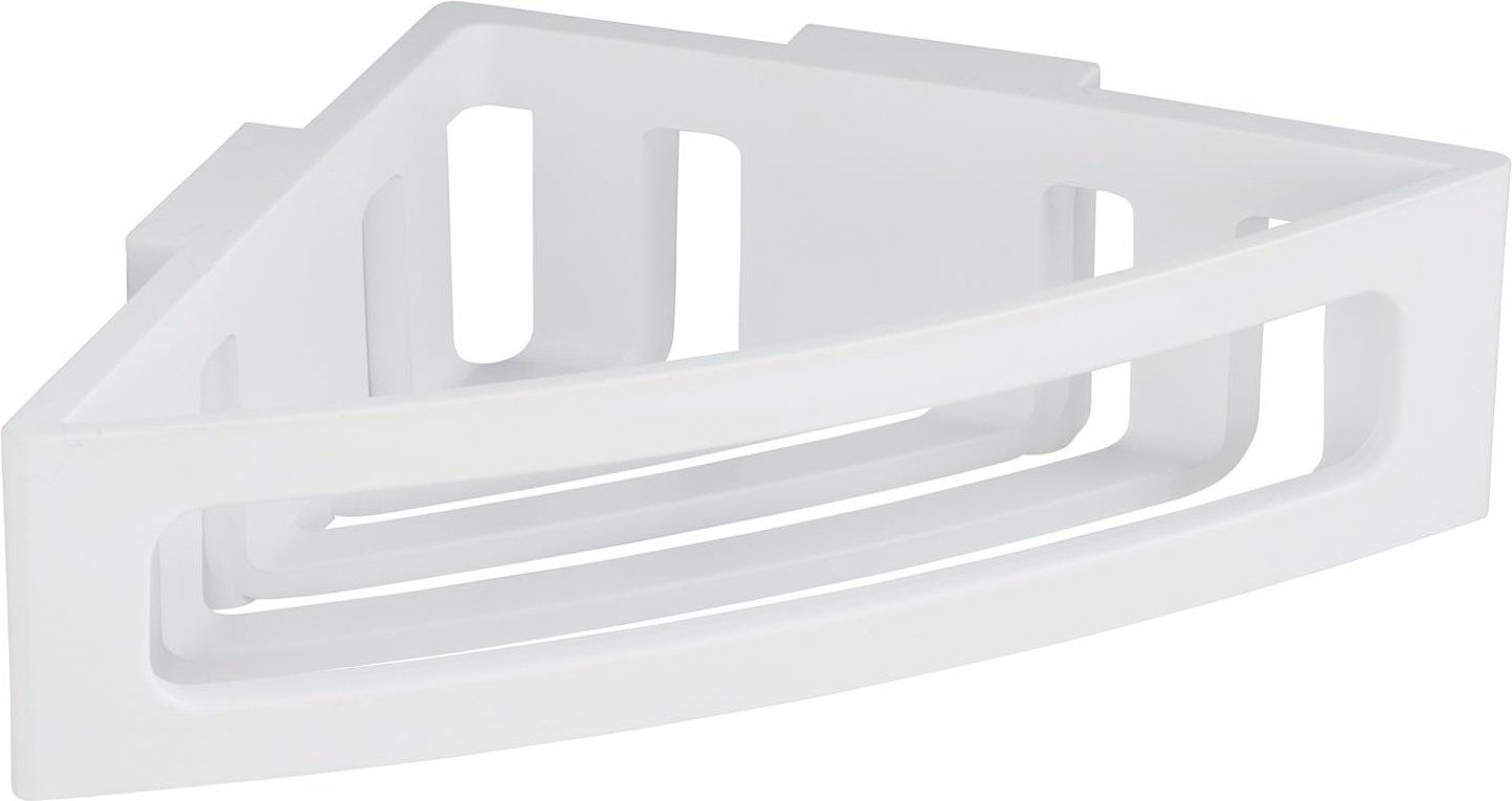 Wenko Turbo-Loc Badezimmerablage Bralia (Eckablage, Weiß)