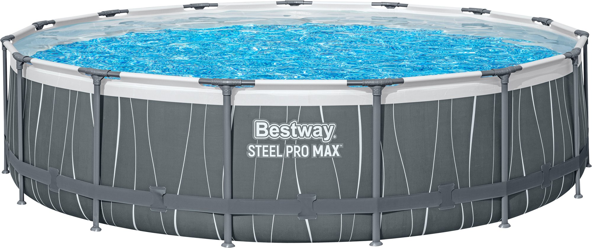 Bestway Steel Pro MAX Ø 457 x 107 cm LED-Design