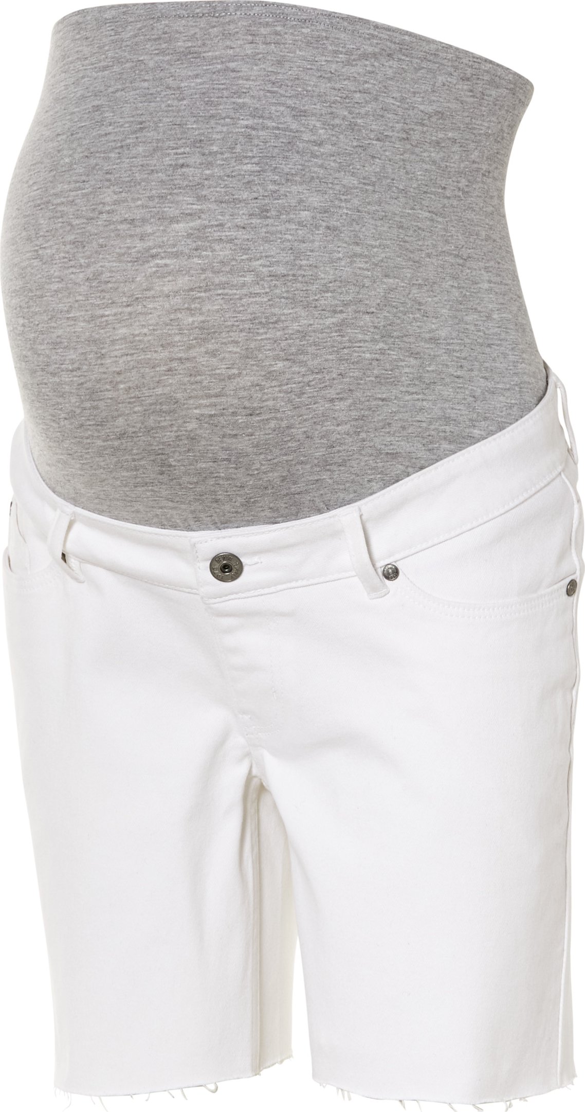 Thumbnail - esmara® Damen Jeansshorts Umstand (Weiß, 34)