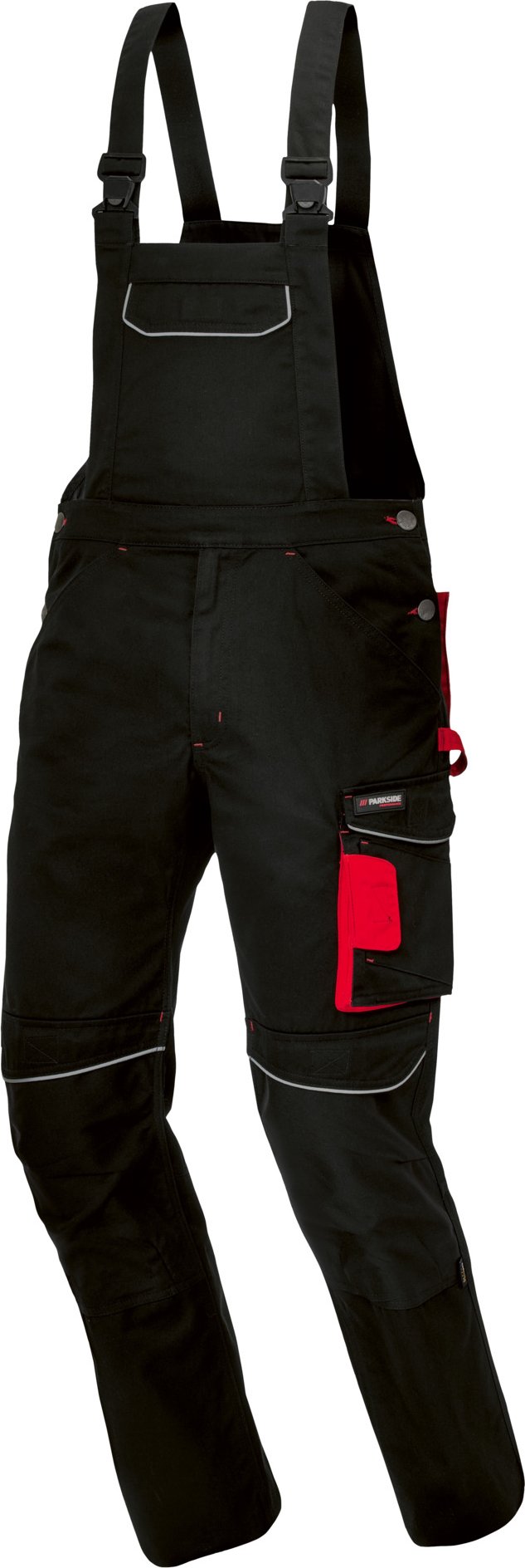 Thumbnail - PARKSIDE PERFORMANCE® Herren Arbeitslatzhose, mit Knieverstärkung (Schwarz, 50)