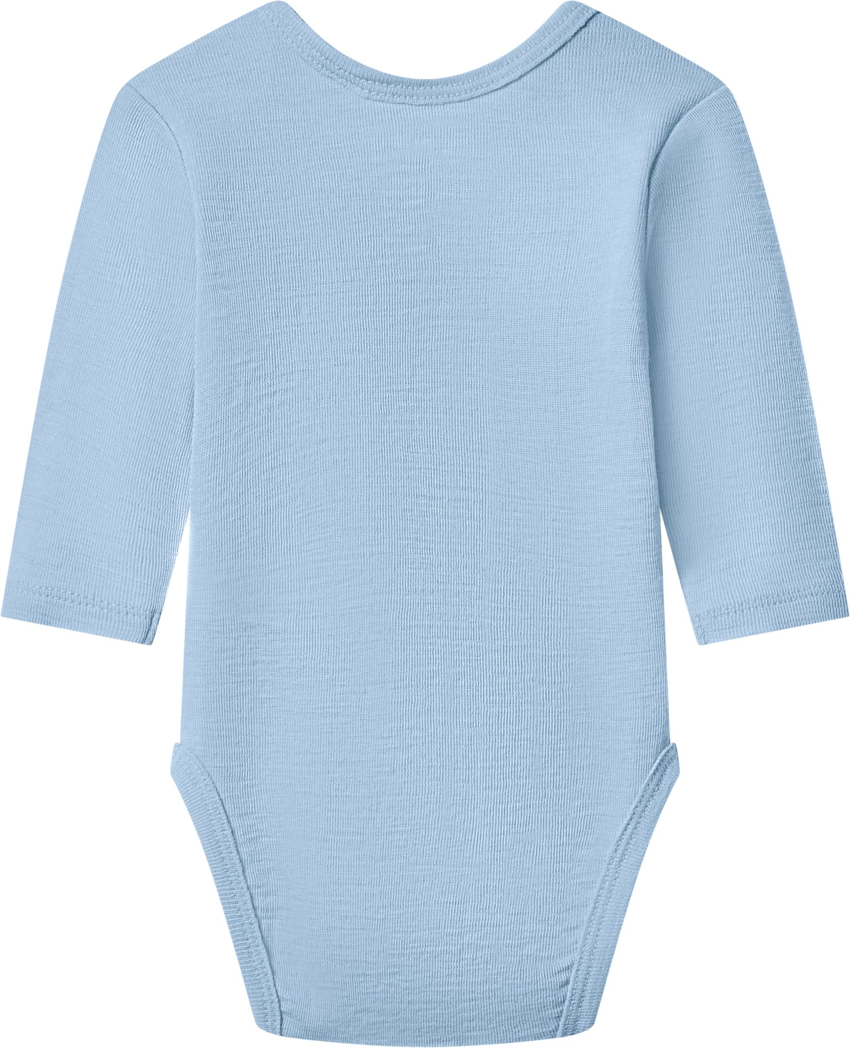lupilu® Baby Body langarm Wolle/Seide (Blau, 62/68)