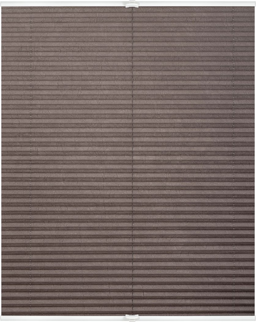 Lichtblick Plissee Klemmfix, ohne (Taupe, 80x130 cm)