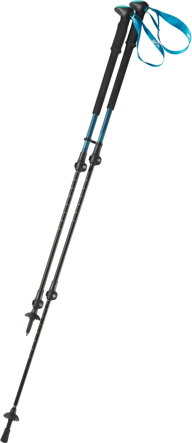 CRIVIT Trekking-Stöcke teleskopierbar 2er (Blau)