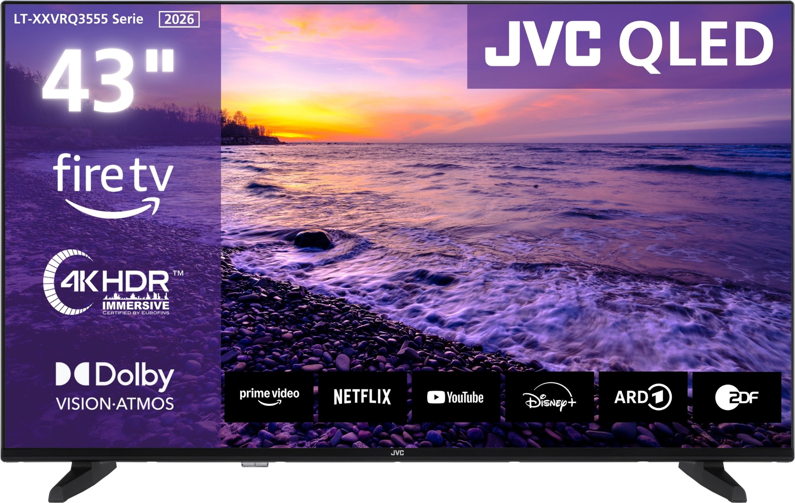 JVC Atmos Alexa Built-In Triple-Tuner (43 Zoll)