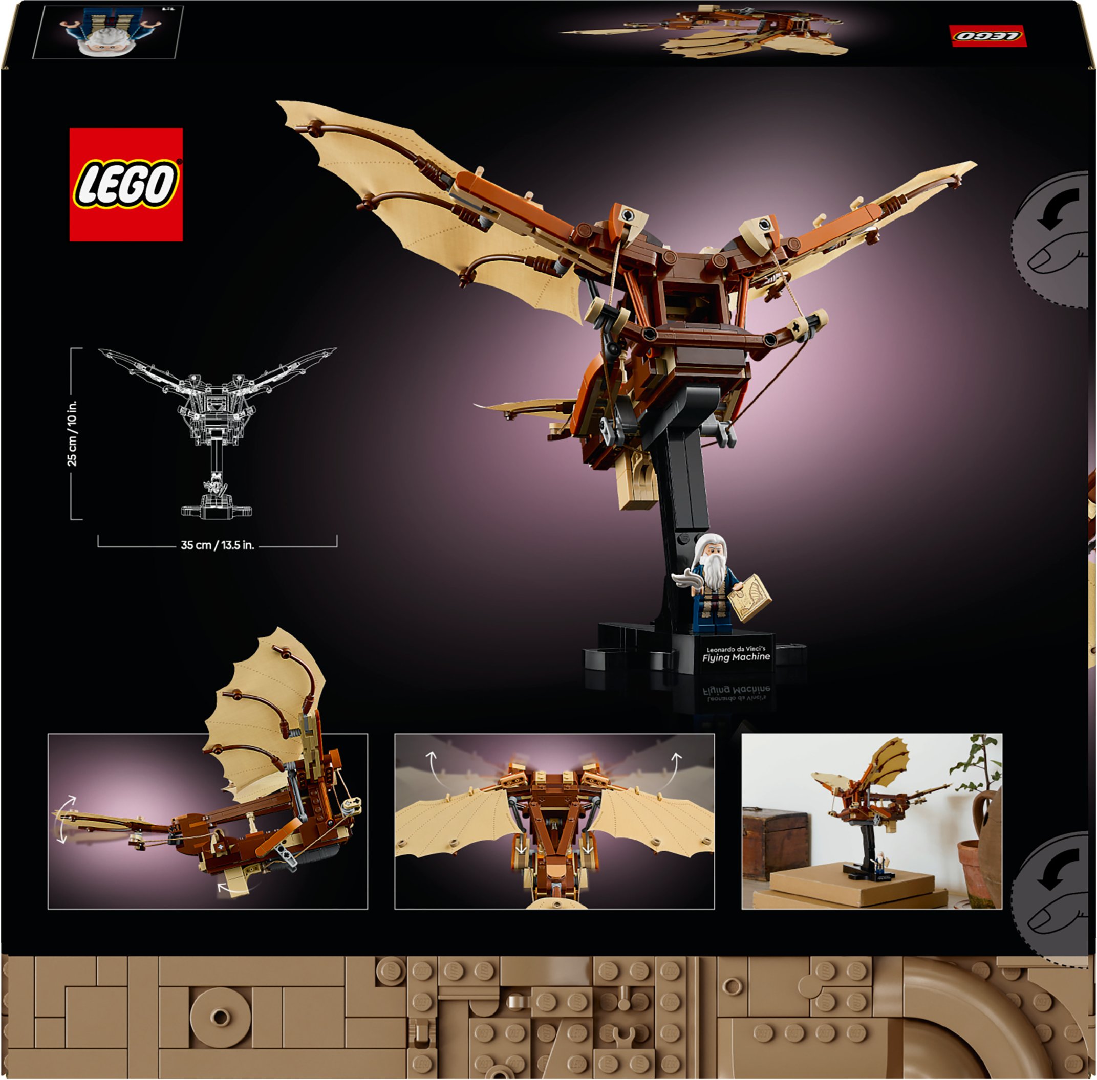 LEGO® Icons 10363 Leonardo da Vincis Fluggerät