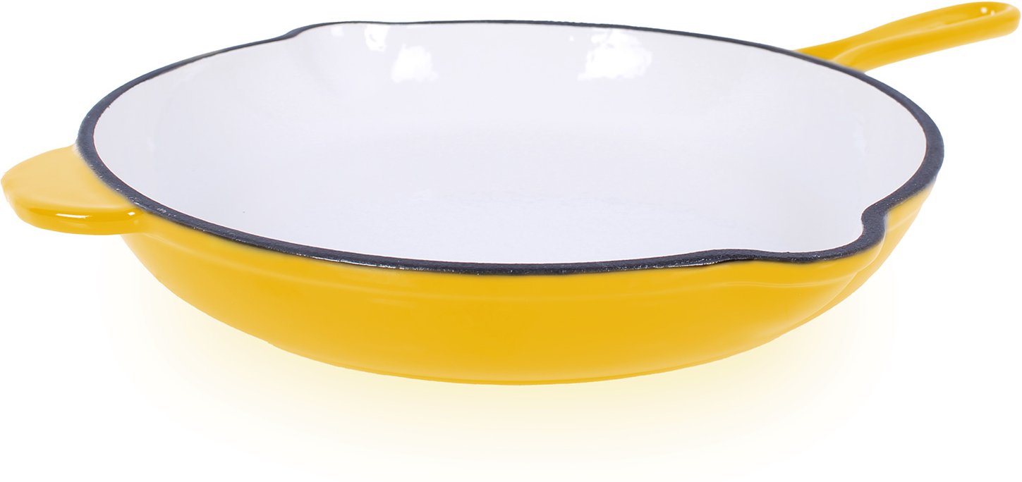 ECHTWERK Gusseisen Bratpfanne (Gelb)