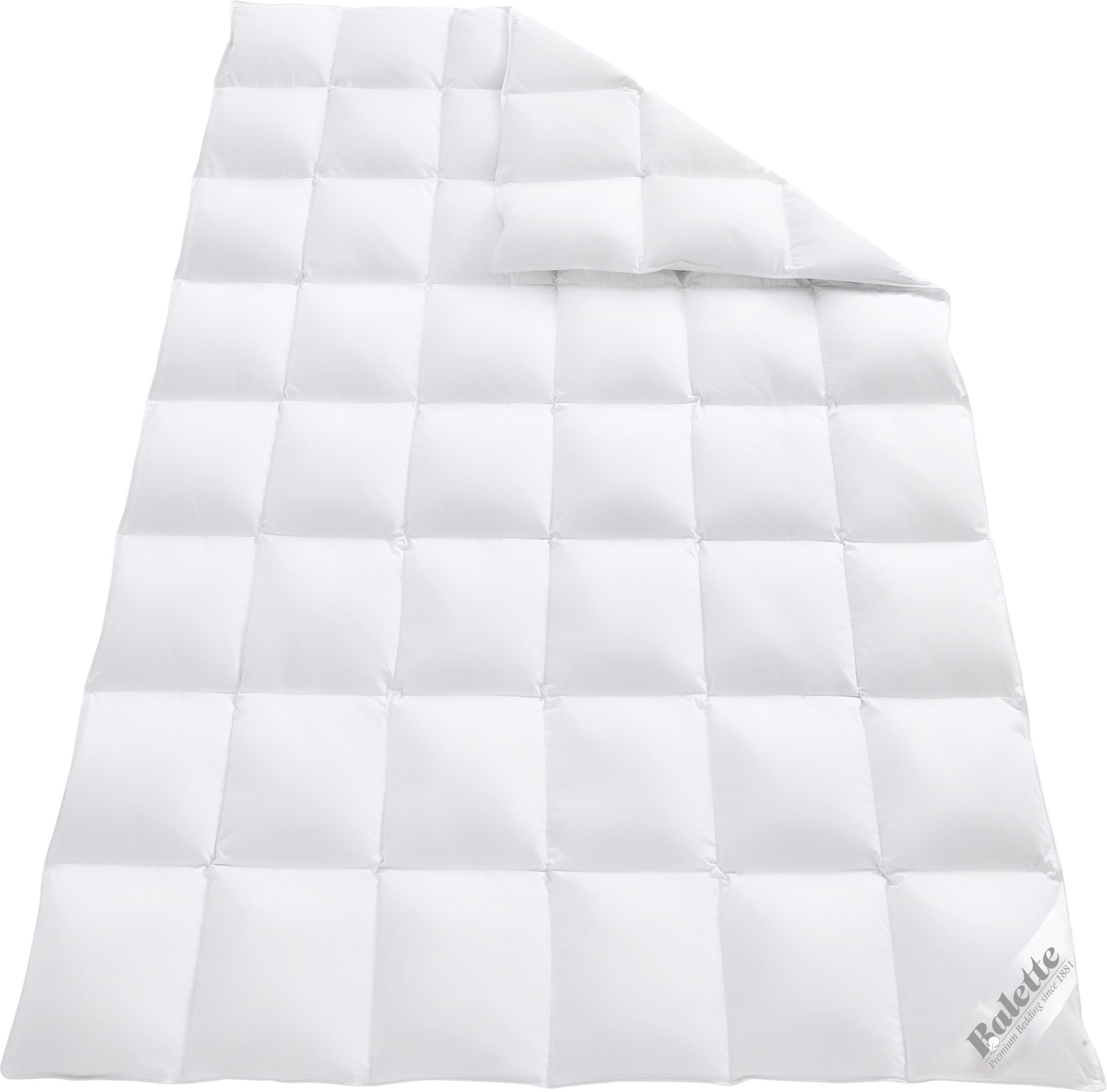 Balette Premium Daunen- Kassettenbettdecke Elegance (Medium, 200 x 220 cm)