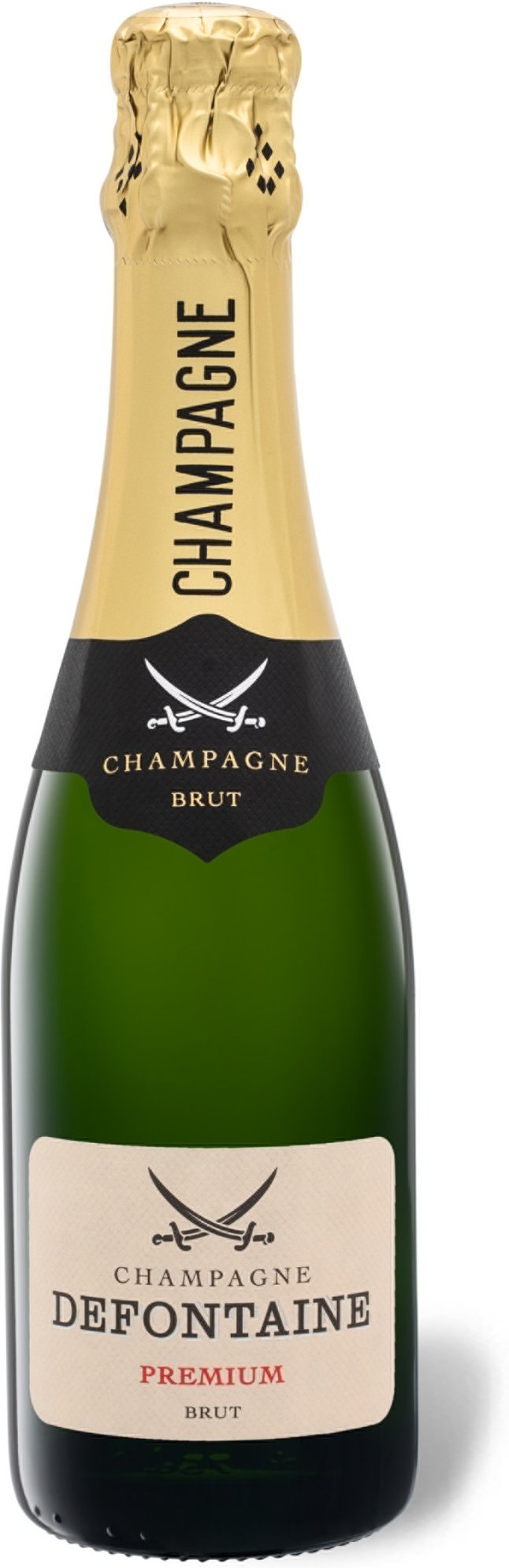 SANSIBAR DELUXE Defontaine Premium Champagner Brut 0,375-l-Flasche, Champagner