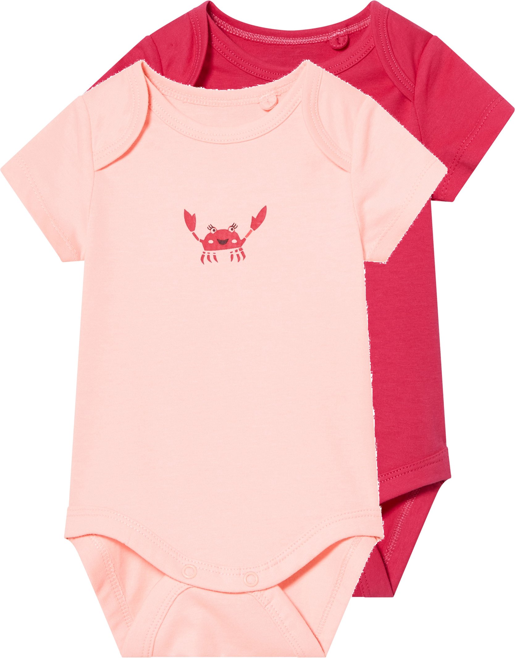 Thumbnail - lupilu® Baby Mädchen Body 2er (pink/rosa, 74/80)