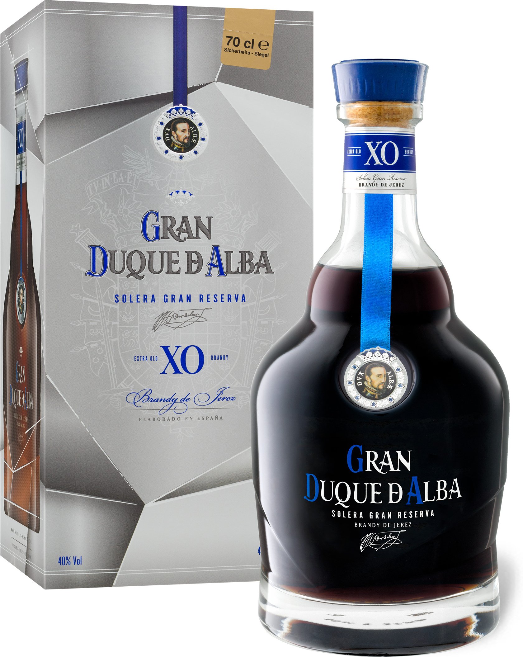 GRAN DUQUE d'Alba Solera Gran Reserva XO Brandy de Jerez mit Geschenkbox 40% Vol