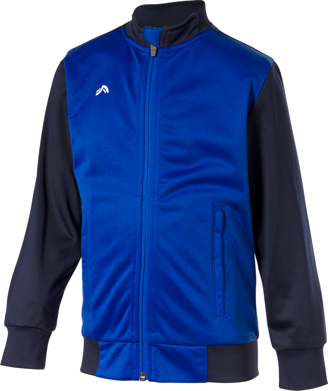 Thumbnail - CRIVIT Kinder Trainingsjacke mit seitlichen Reißverschlusstaschen (Blau, 134/140)