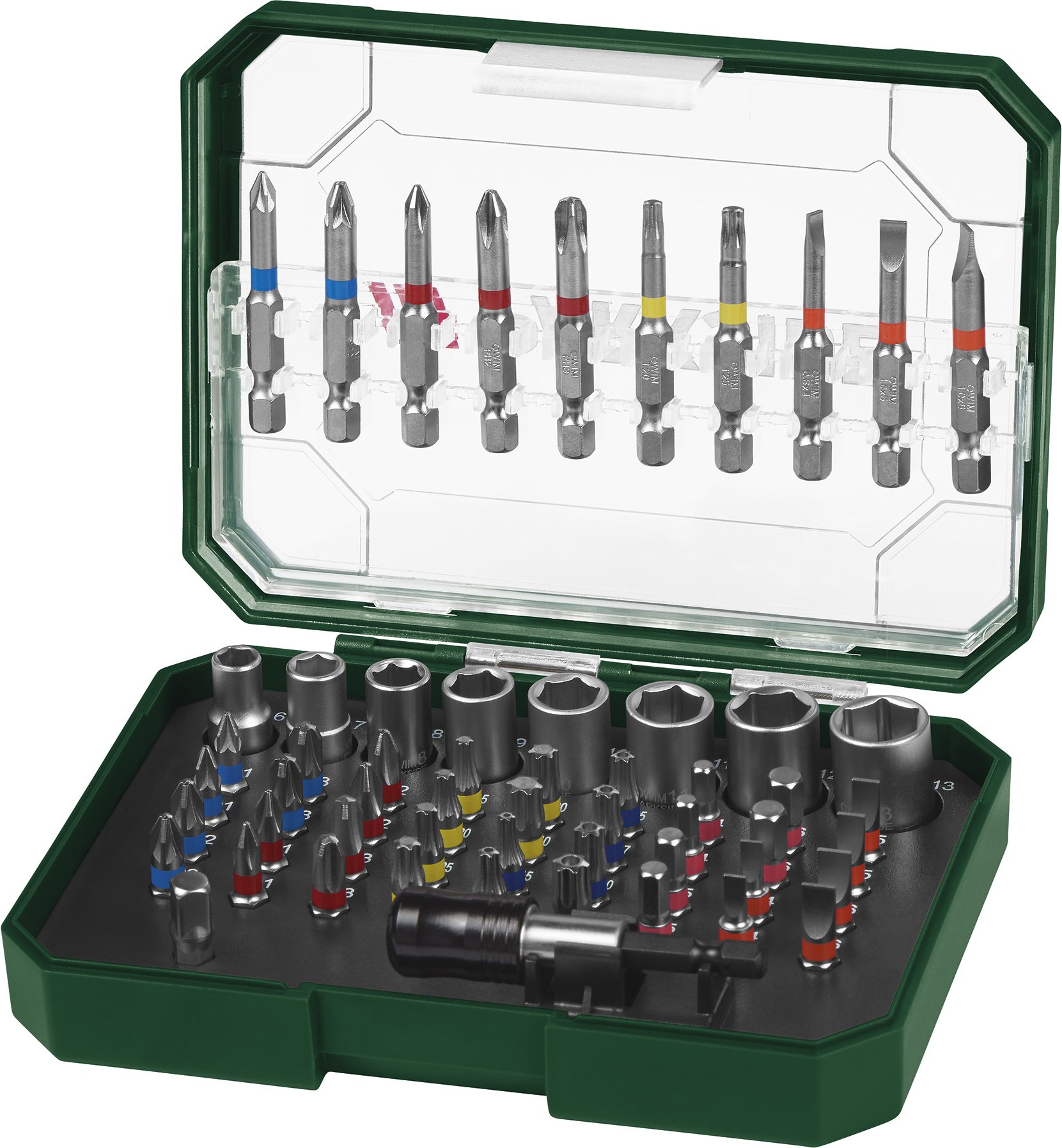 PARKSIDE® Bit-Set 71tlg./ 56tlg. PBS3 A2 (Bit und Nuss Set 56 tlg.)