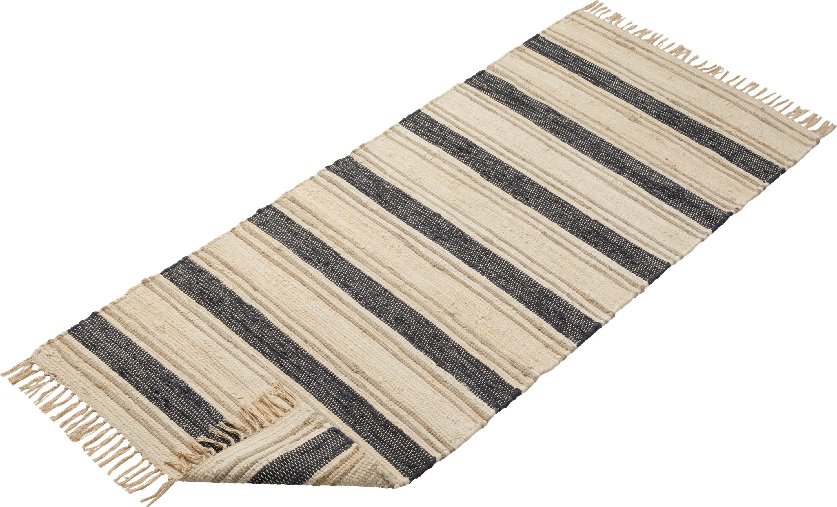 LIVARNO home Teppichläufer (Streifen/schwarz)