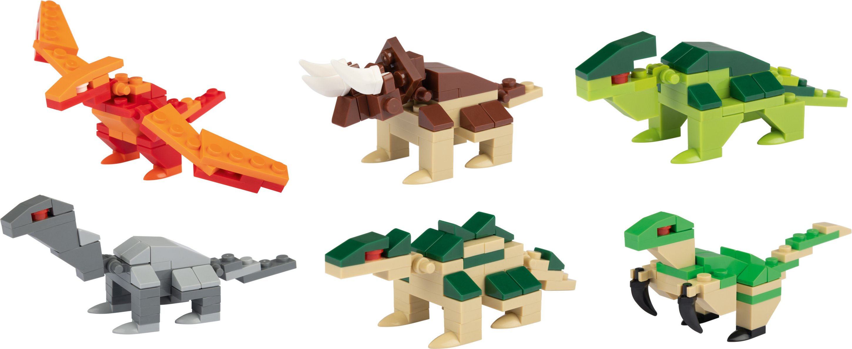 lupilu® Clippysaurier im Ei, 250-teilig