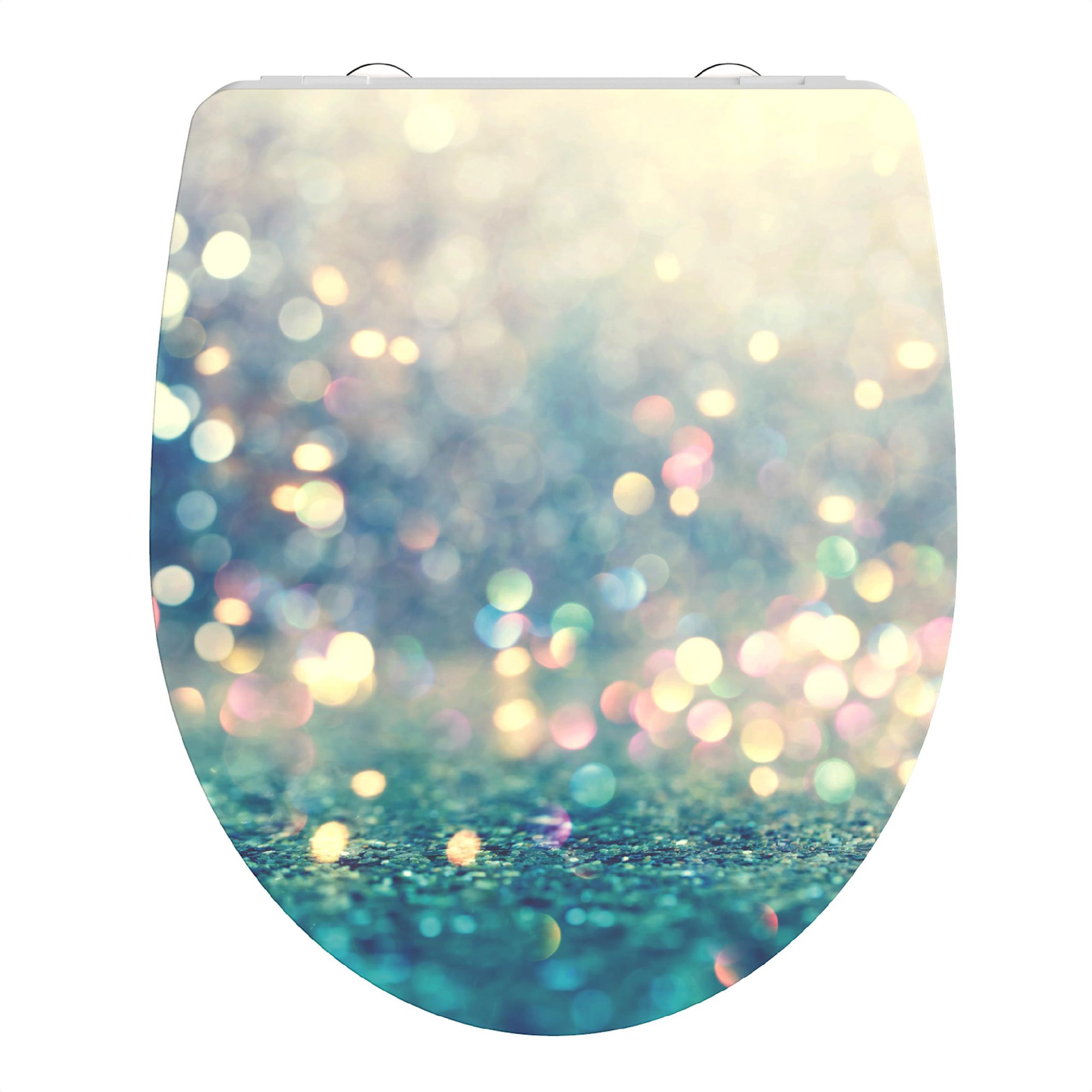 Schütte WC-Sitz High Gloss mit Absenkautomatik und Schnellverschluss (Magic Light)