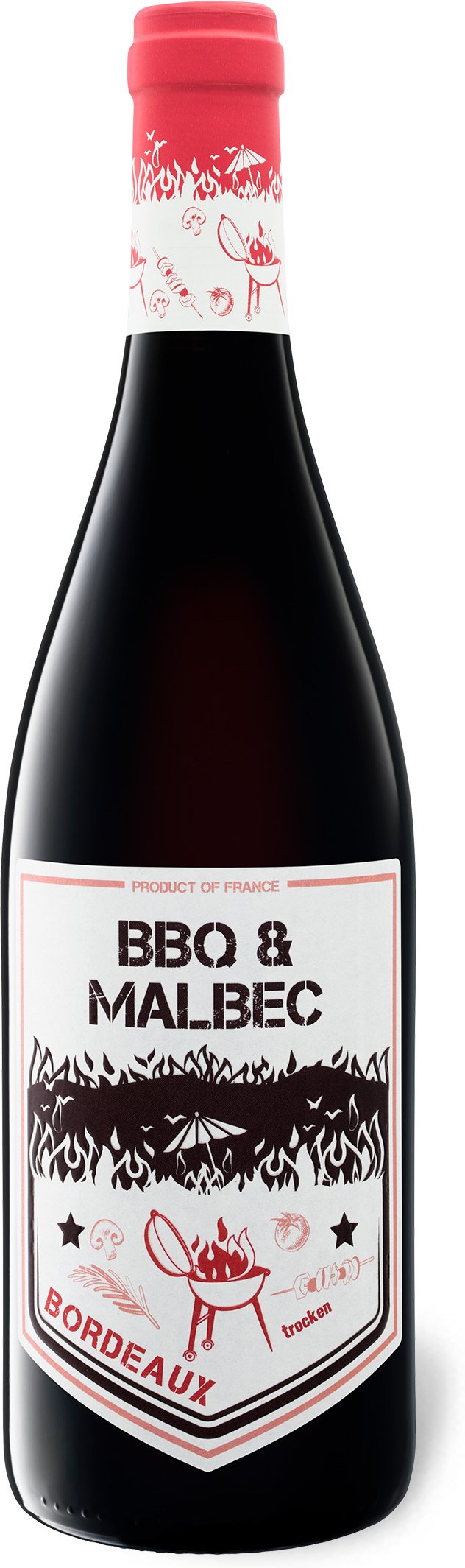 BBQ & Malbec Bordeaux AOP trocken, Rotwein 2022