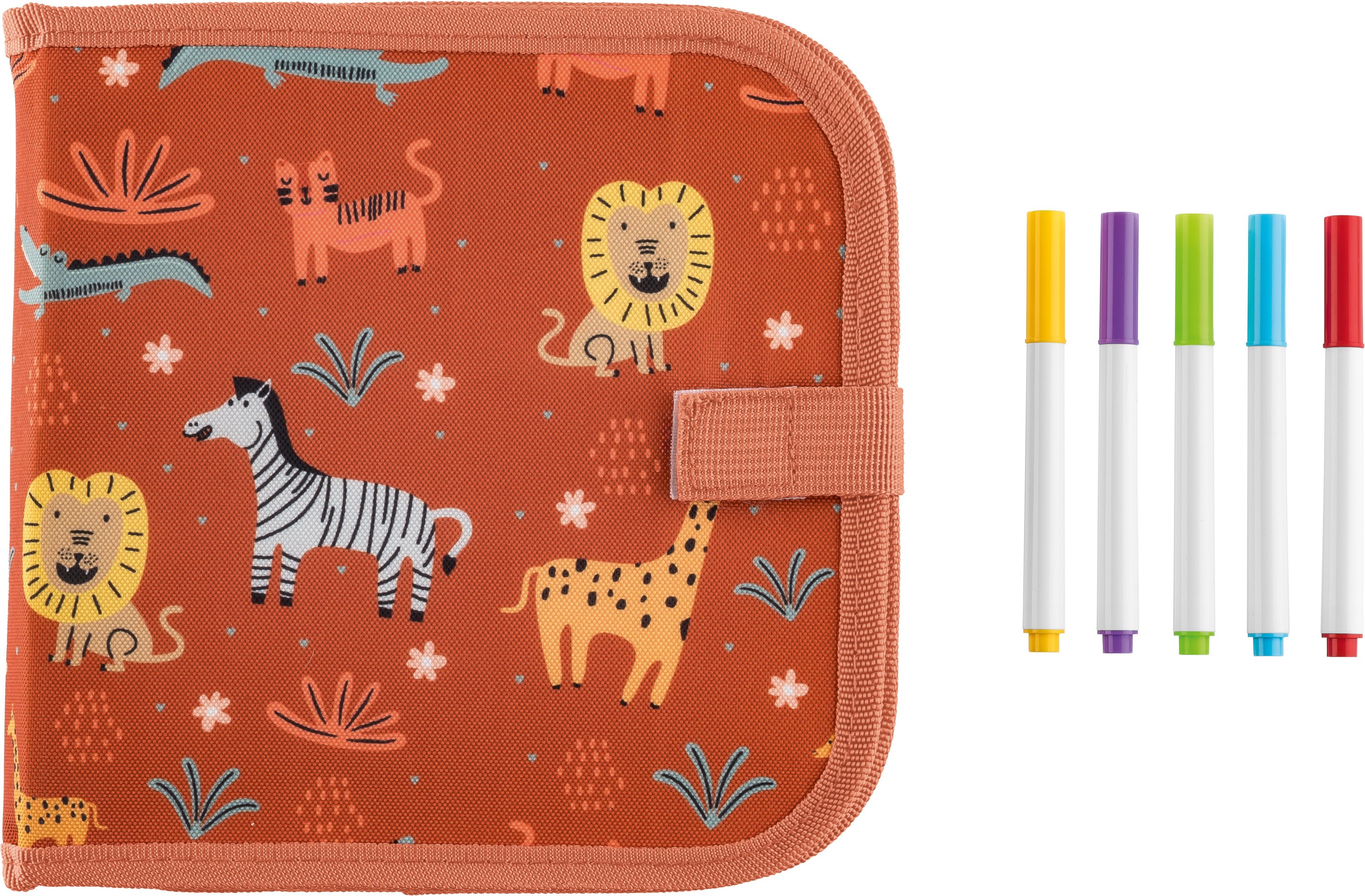crelando® Abwaschbares Malbuch (Safari)