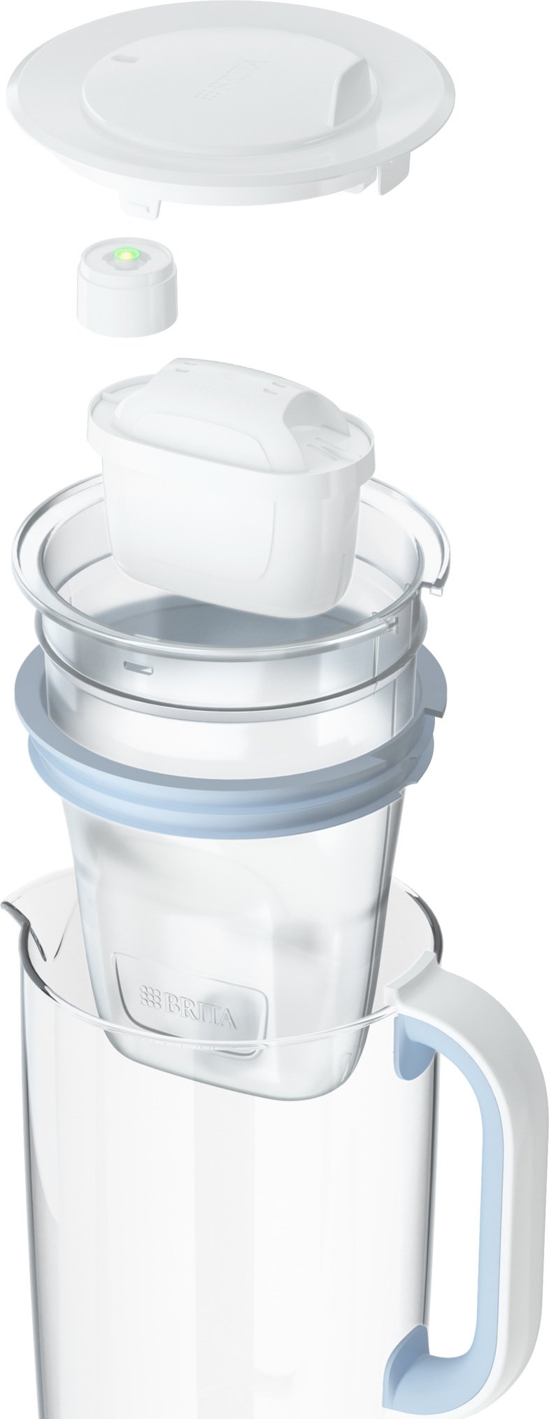 BRITA Glas Wasserfilter-Kanne, inkl. 1x MAXTRA PRO Pure Performance
