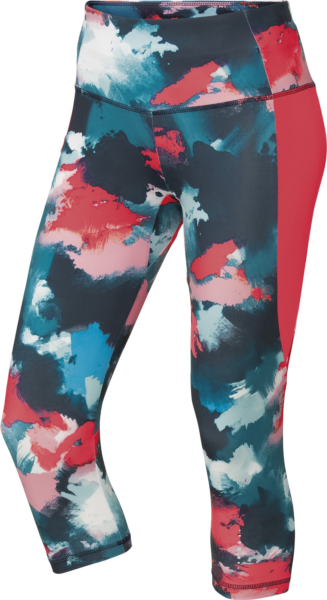 CRIVIT Damen Funktionscapri Laufen (Bunt, XS(32/34))