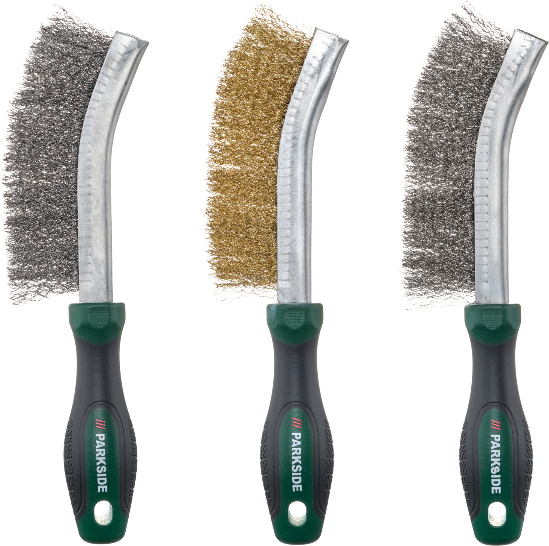 PARKSIDE® Feilen/Raspeln/Drahtbürsten (Drahtbürsten-Set 3tlg.)