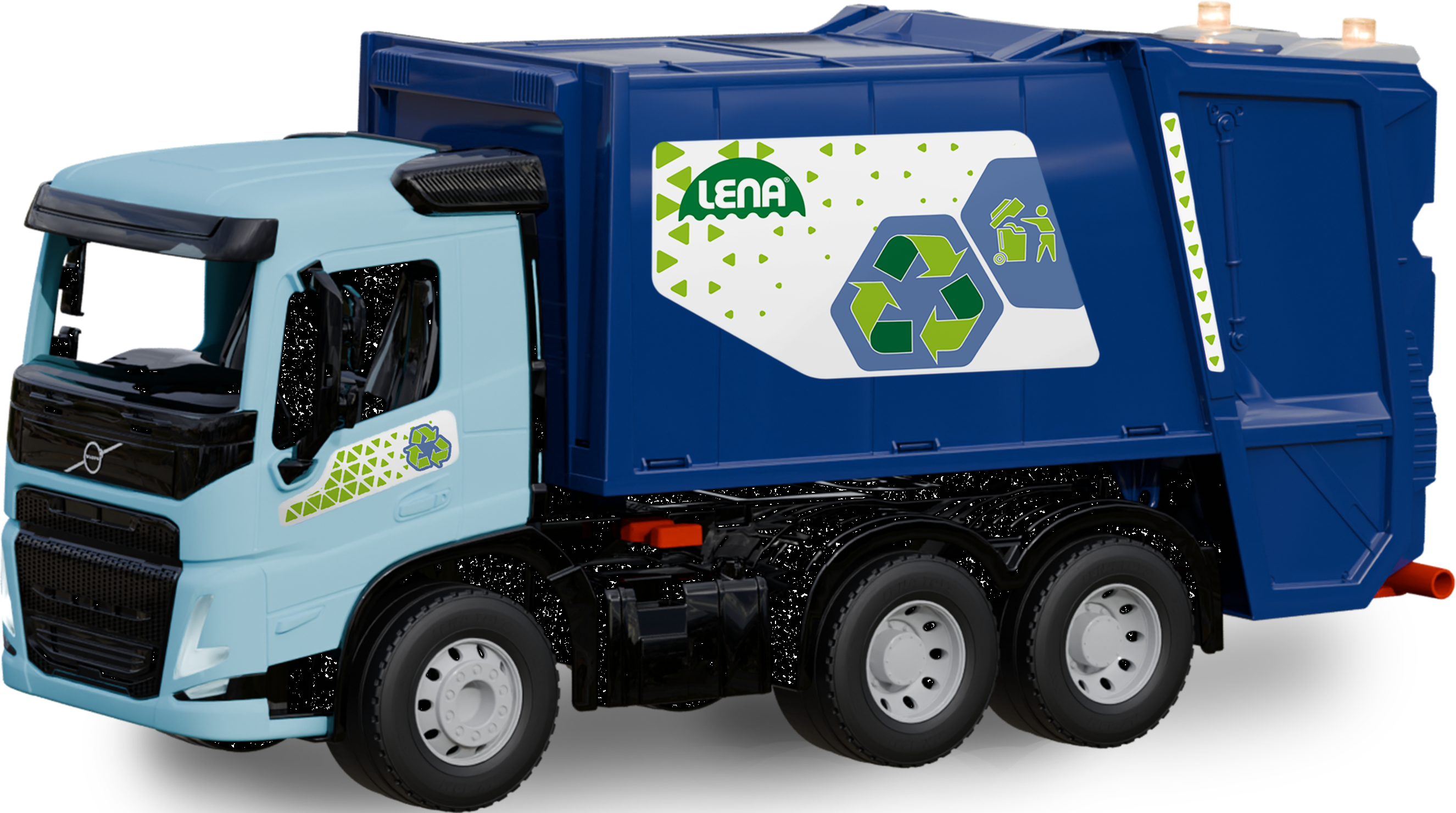 LENA WORXX Müllwagen Volvo FMX Schaukarton