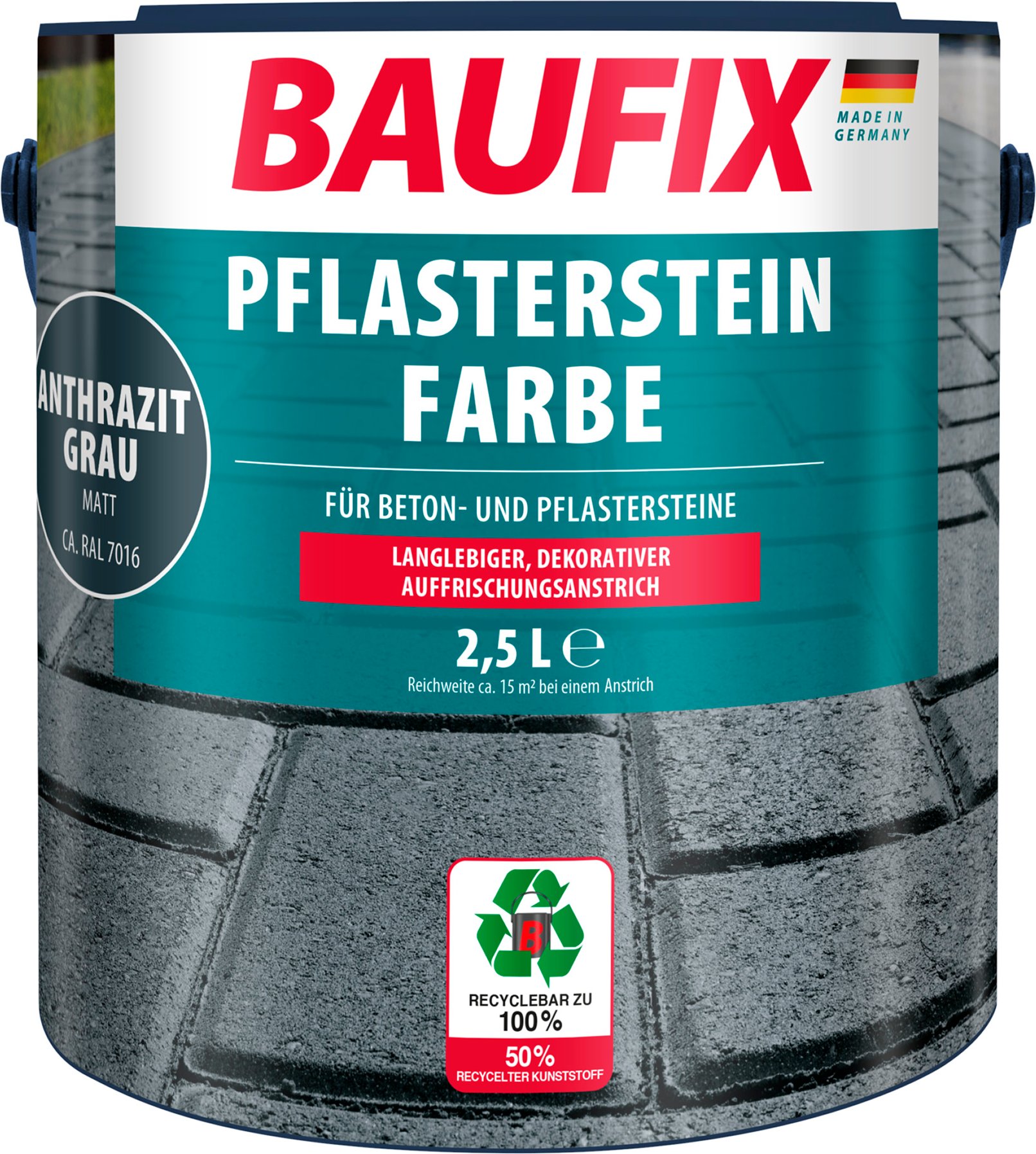 Thumbnail - BAUFIX Pflasterstein Farbe (anthrazitgrau matt)
