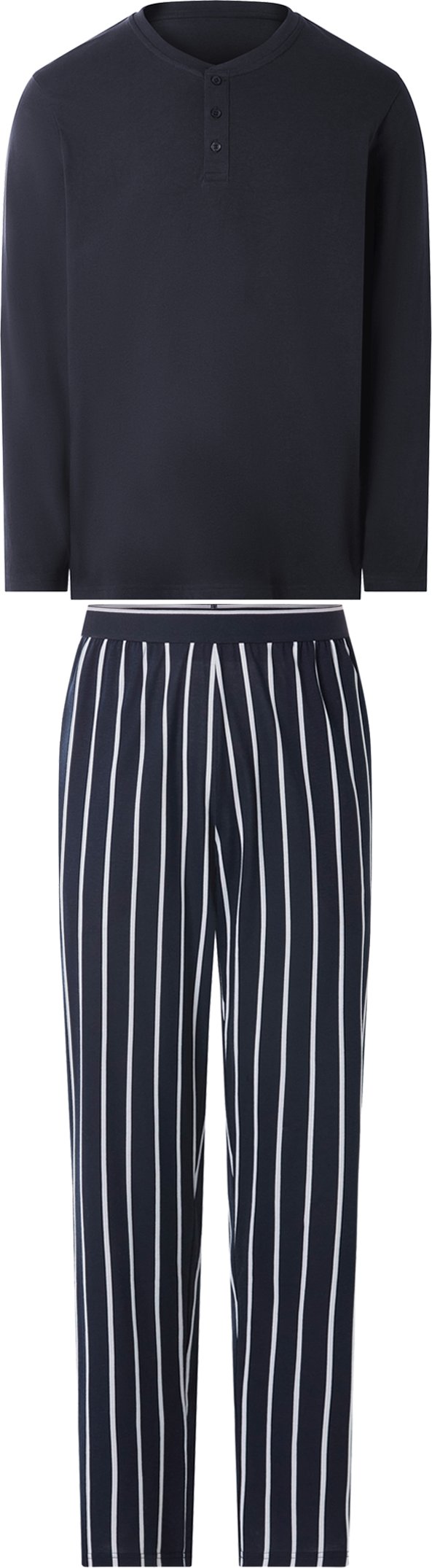 esmara Men Herren Pyjama (Navy, M (48/50))