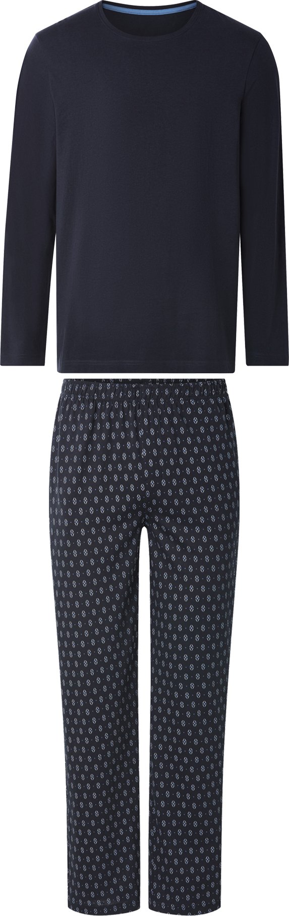 esmara Men Herren Pyjama lang (Navy, S (44/46))