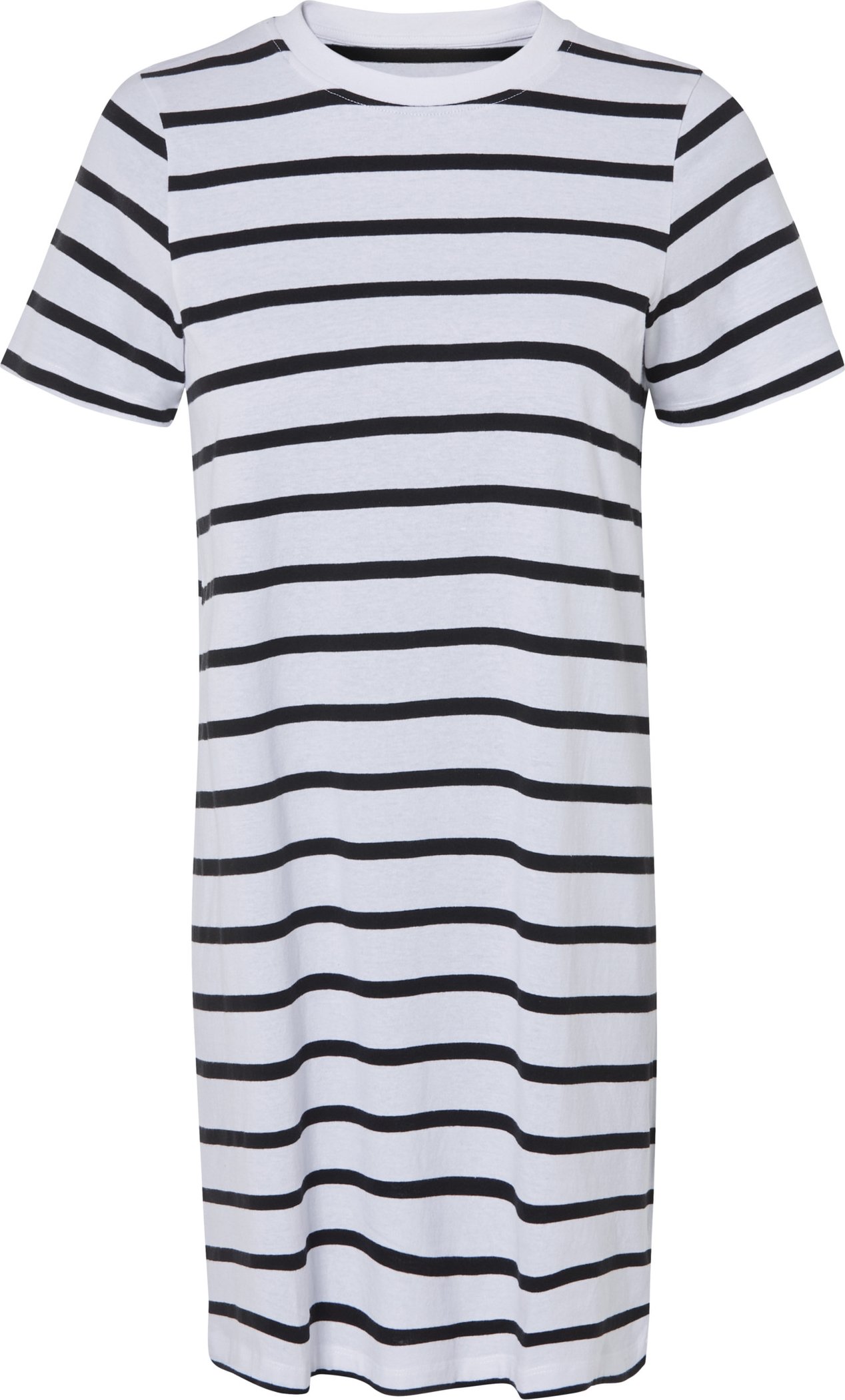 Thumbnail - esmara® Damen T-Shirt-Kleid (Sreifen schwarz/weiß, XS(32/34))