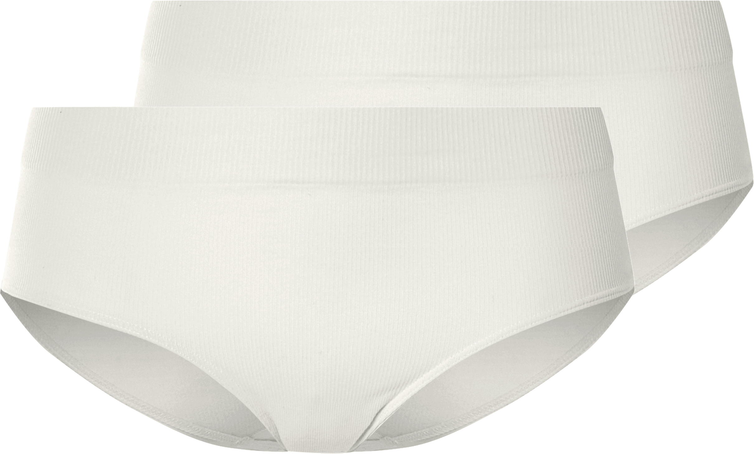 Thumbnail - esmara® Damen Hipster, 2 Stück, seamless (Weiß, XL(48/50))