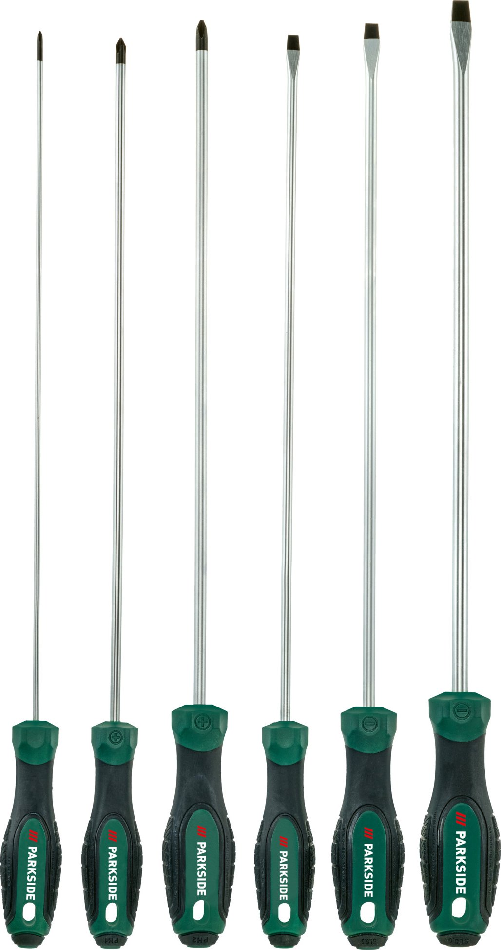PARKSIDE® Schraubendreher-Set (Schraubendreher-Set lang 6-tlg)