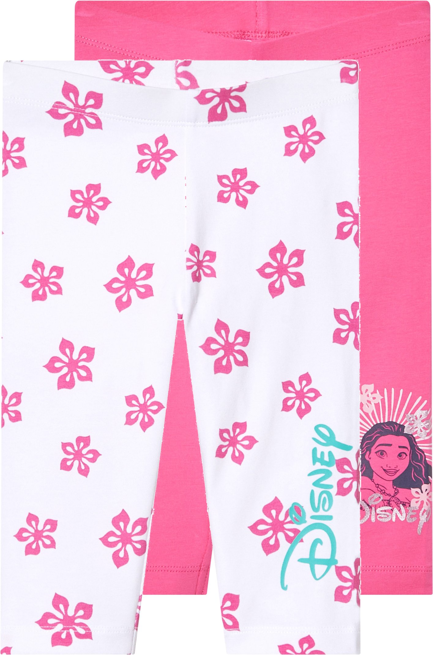 Kleinkinder Mädchen Leggings, 2 Stück (Vaiana, 98/104)