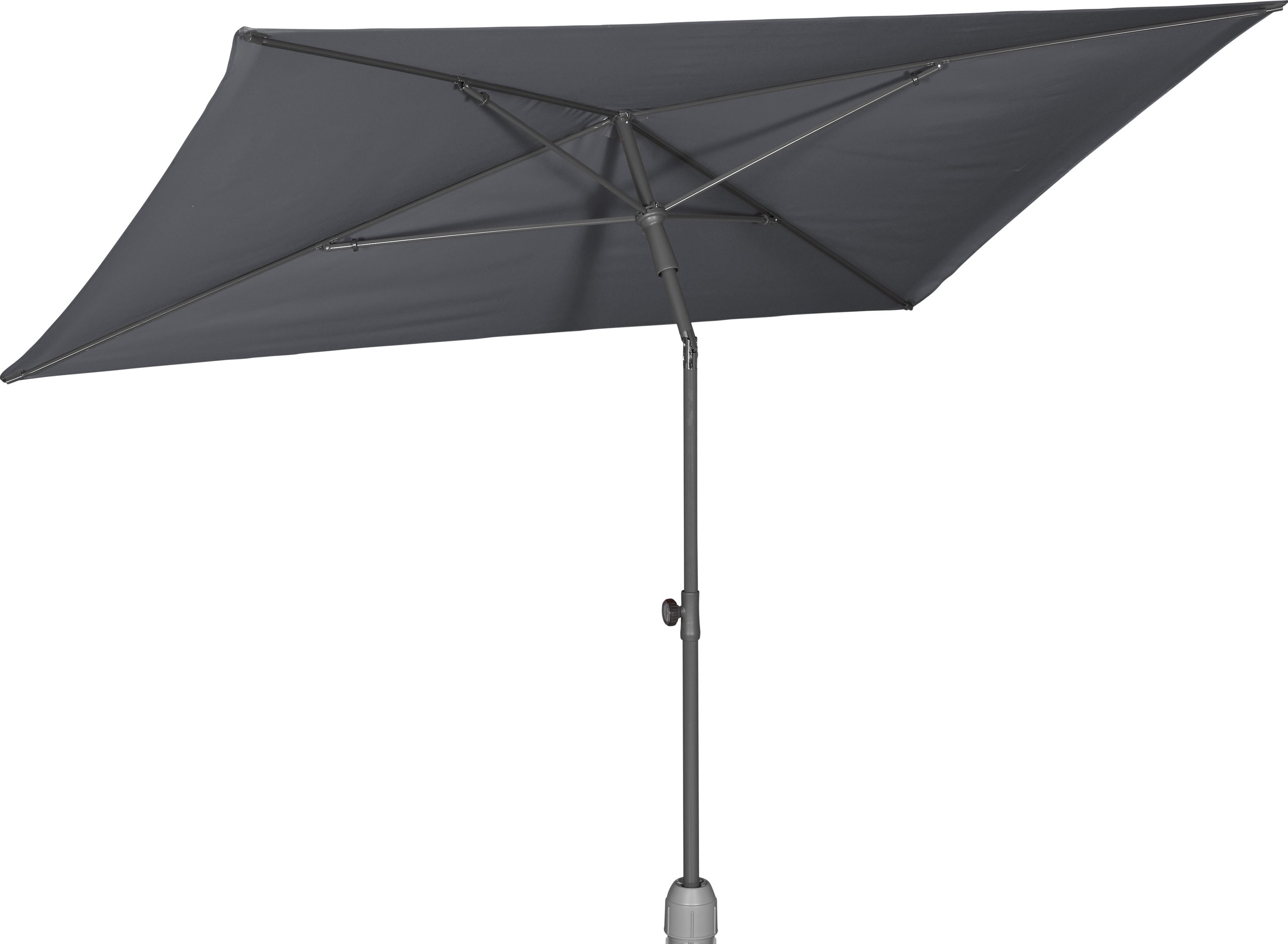 LIVARNO® Balkon-Rechteckschirm 210 x 140 cm (Anthrazit)