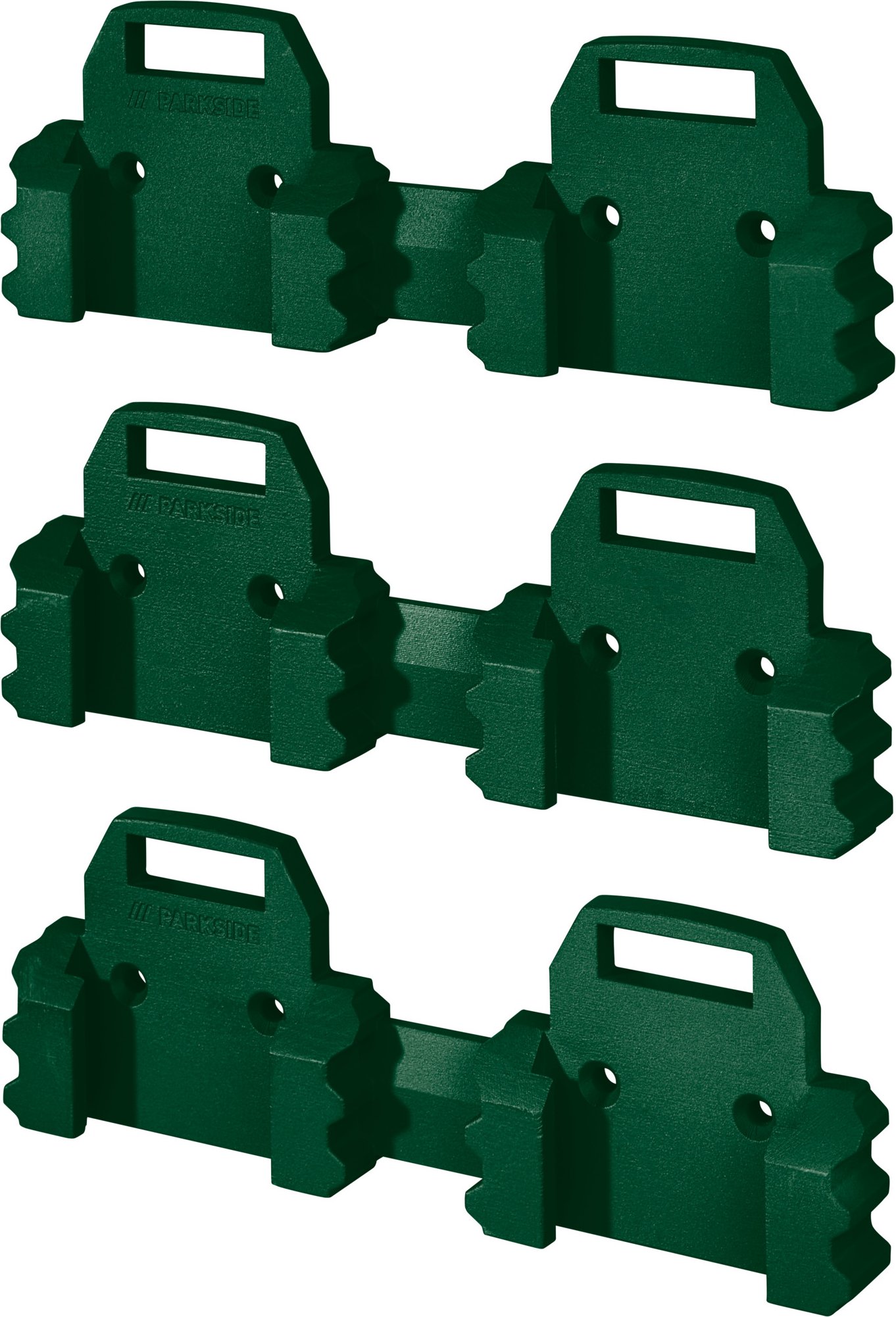 PARKSIDE® Wandhalterung, für Akkus der Serie "X 20 V Team" (Doppelhalterung 3tlg.)