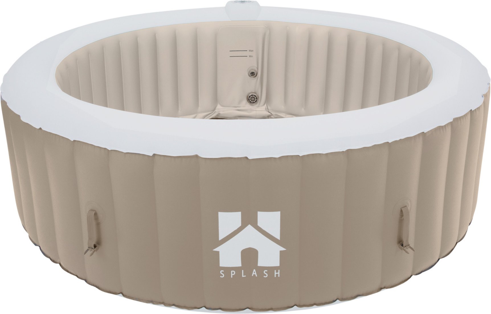 HOME DELUXE aufblasbarer Whirlpool SPLASH (Beige)