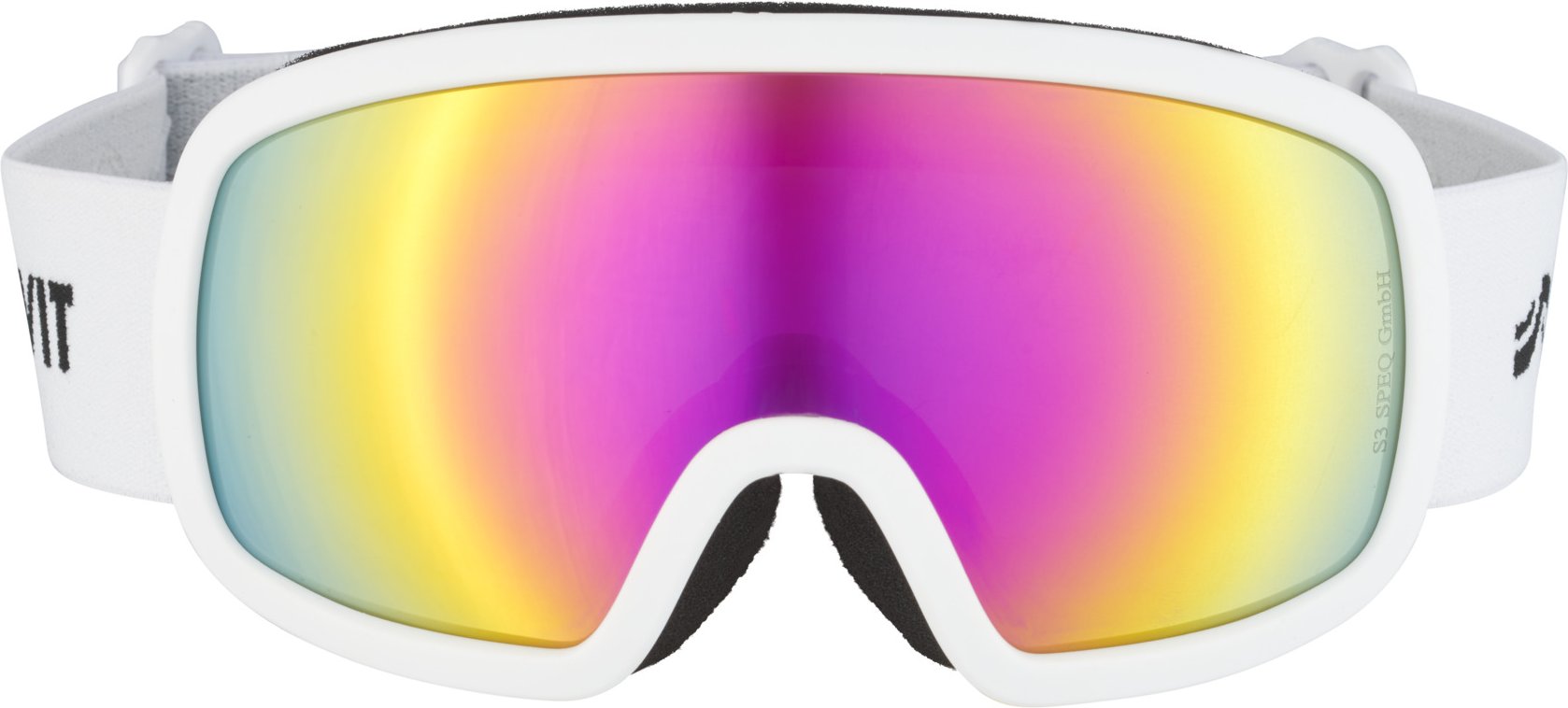 CRIVIT Kinder Ski- und Snowboardbrille (Vollrahmen, Weiß)