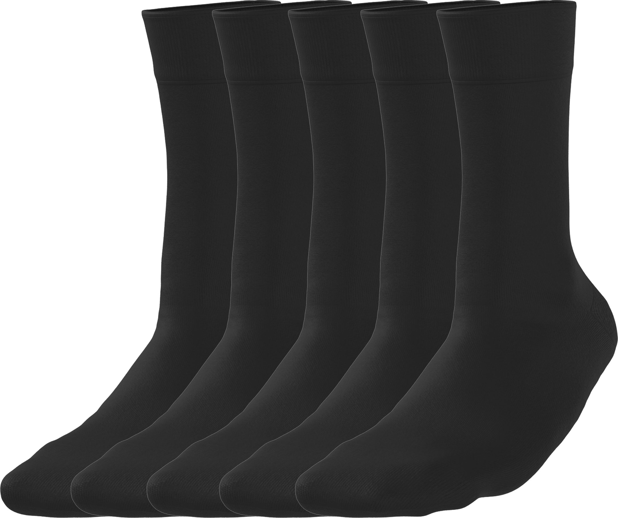 esmara Men Herren Socken , 5 Paar (Schwarz, 43-46)