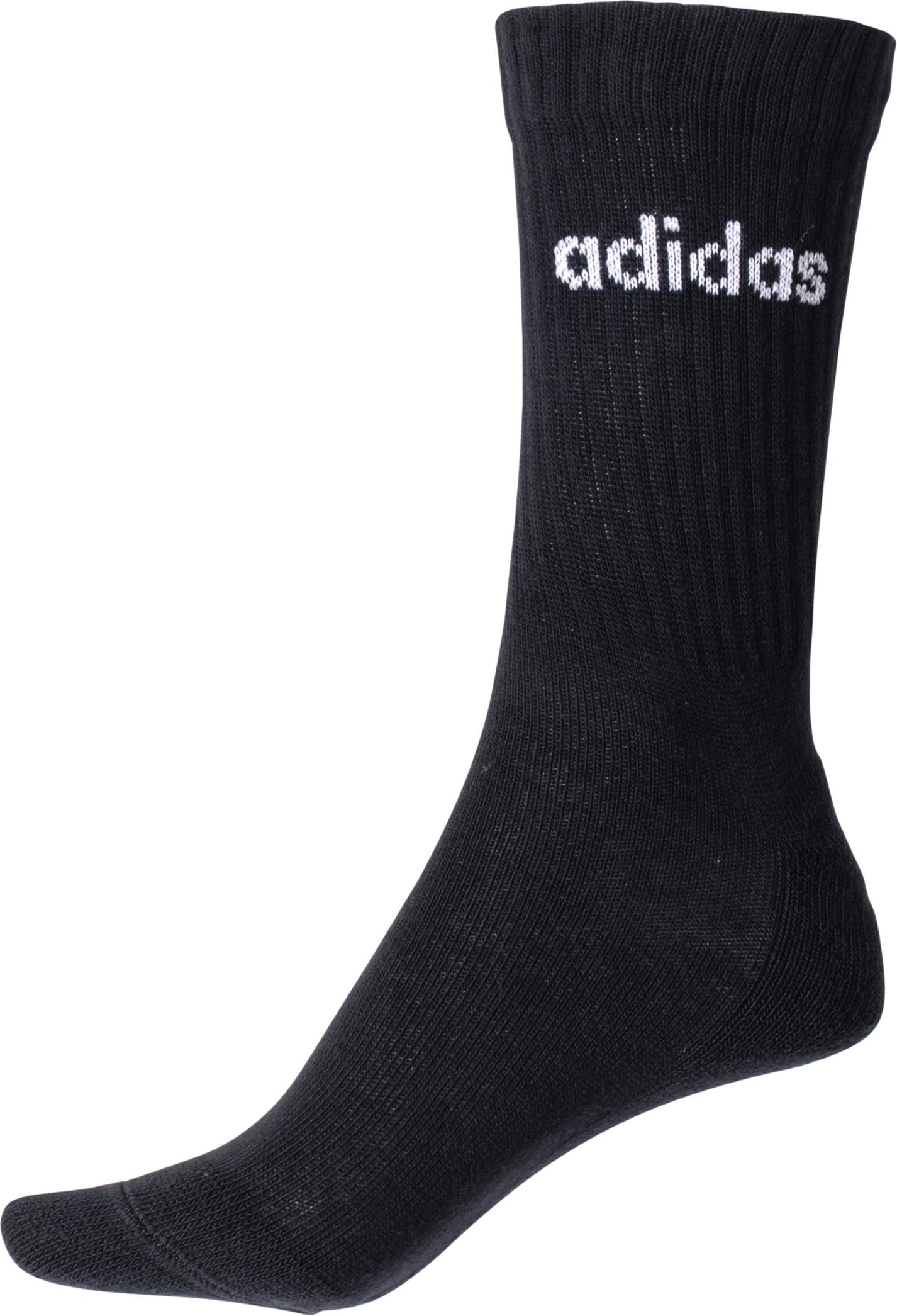 adidas Sportsocken Crew, 3 Stück (Schwarz, 43-45)