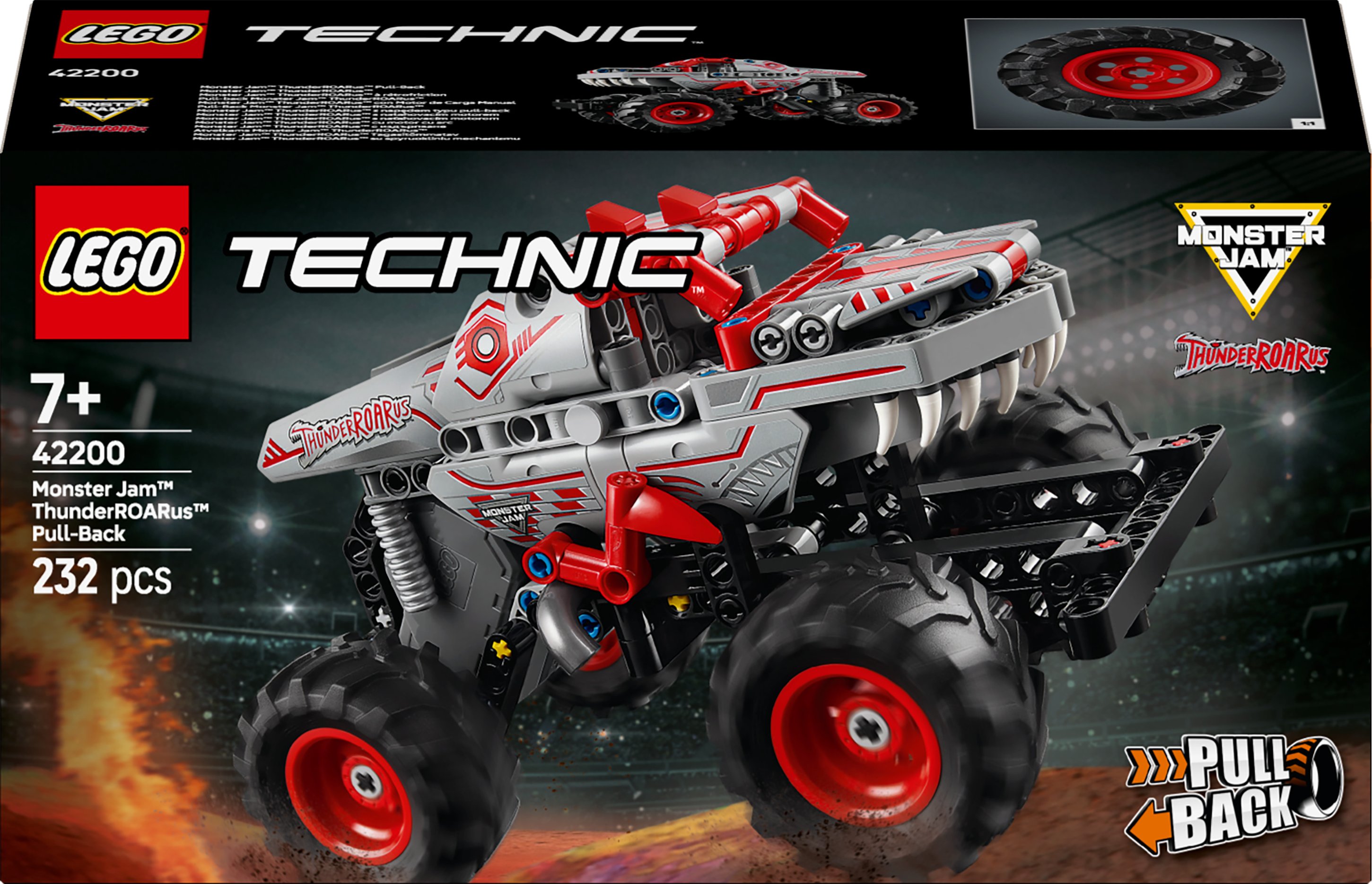 LEGO® Technic 42200 Monster Jam™ ThunderROARus™ Pull-Back