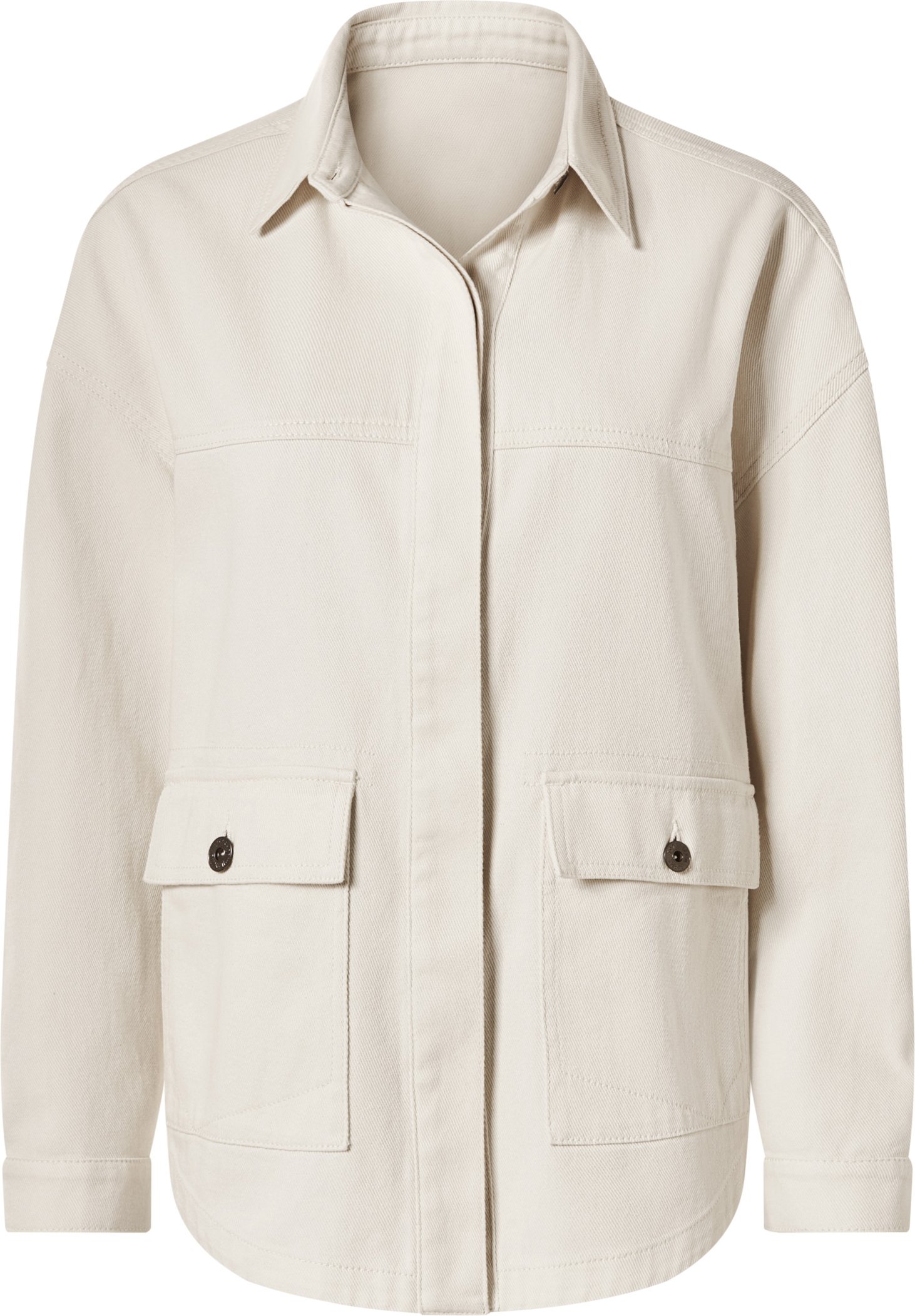 esmara® Damen Jeansjacke (Weiß, 34)