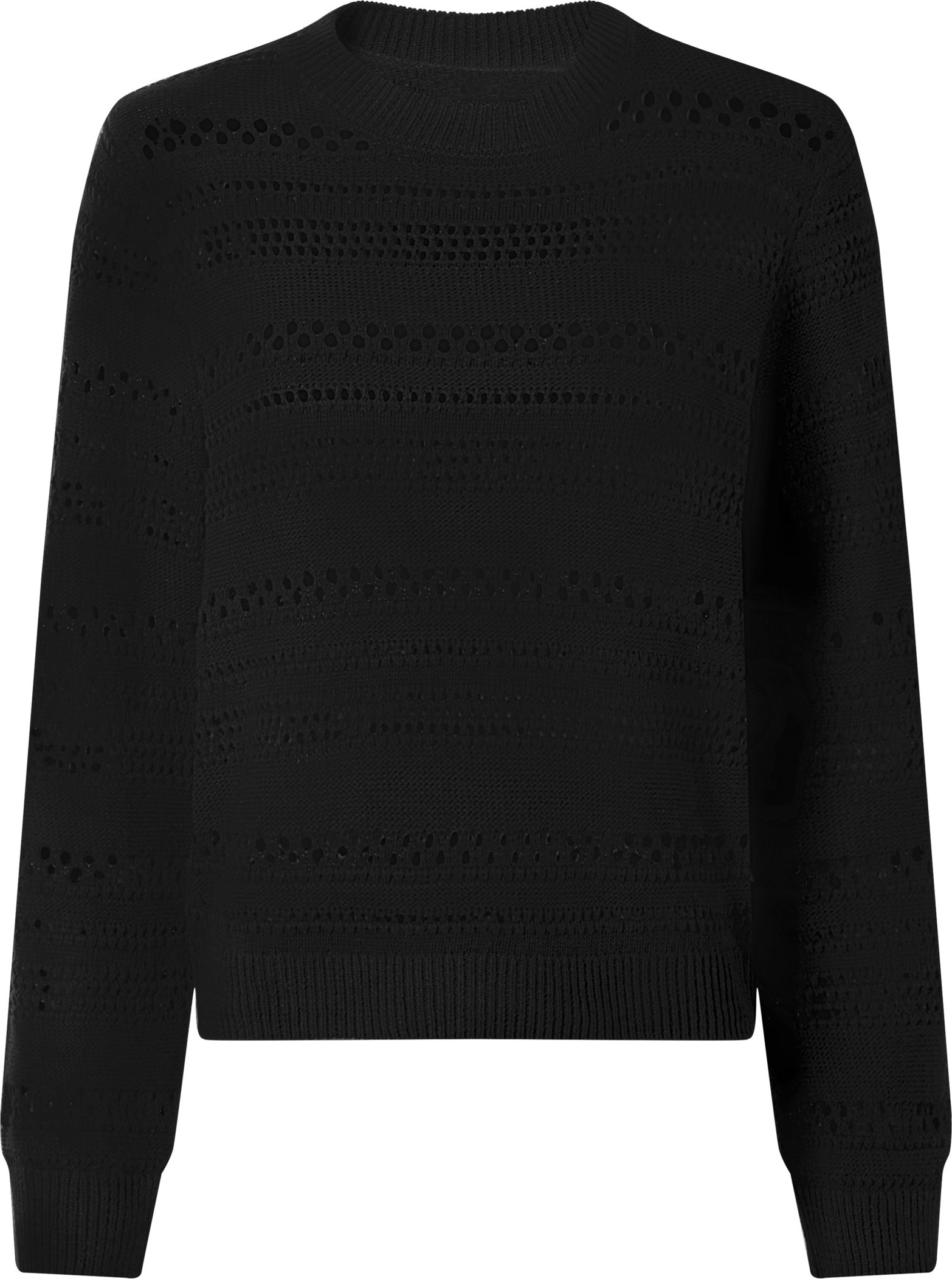 esmara® Damen Pullover (Schwarz, L(44/46))