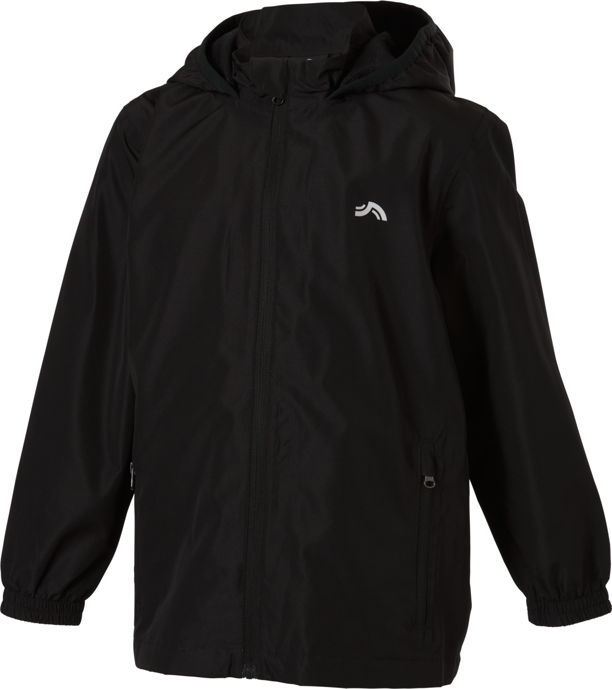 Thumbnail - CRIVIT Kinder Fußball-Regenjacke, wind- und wasserdicht (Schwarz, 110/116)