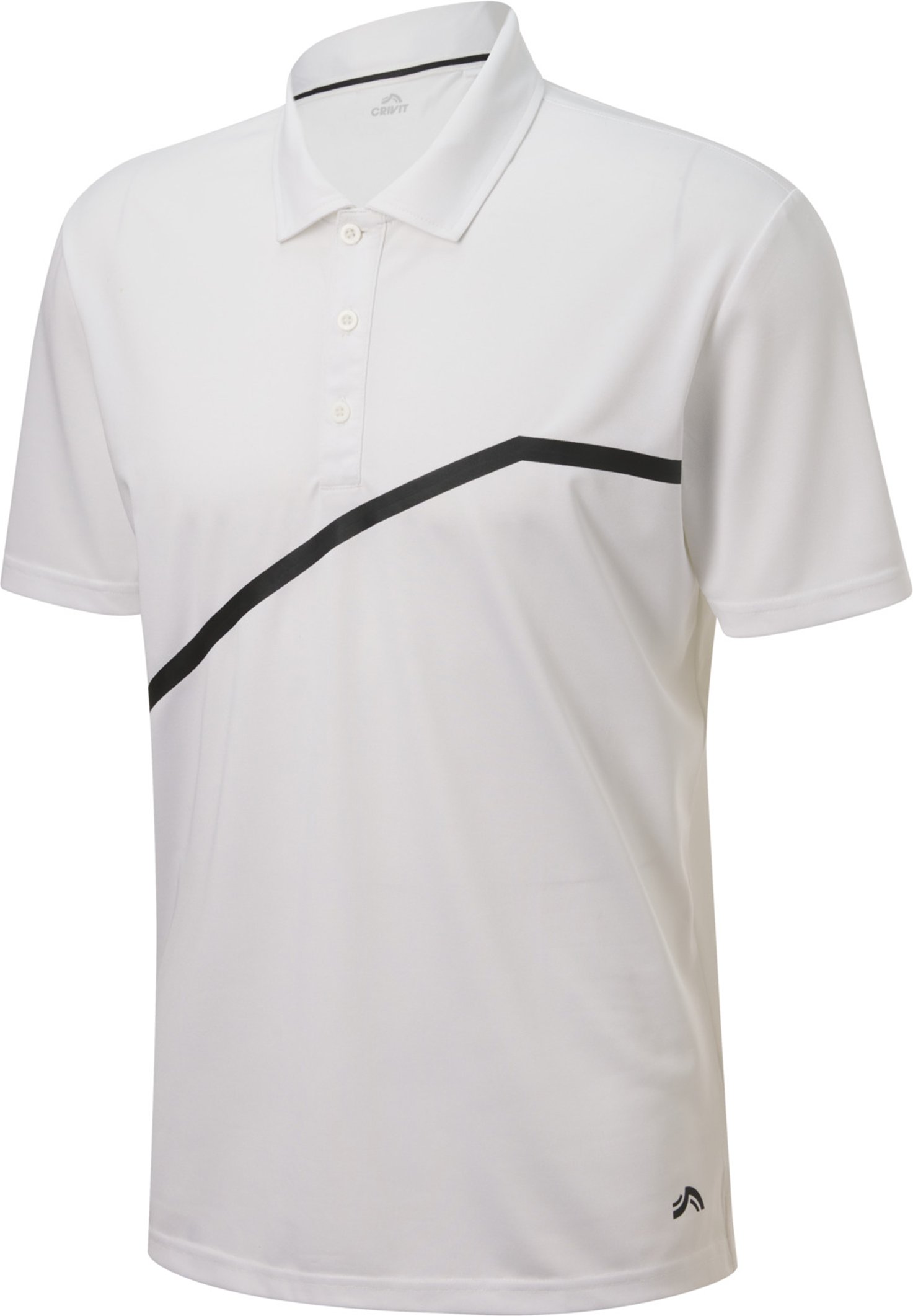 Thumbnail - CRIVIT Herren Funktionsshirt-/polo (Weiß, M (48/50))