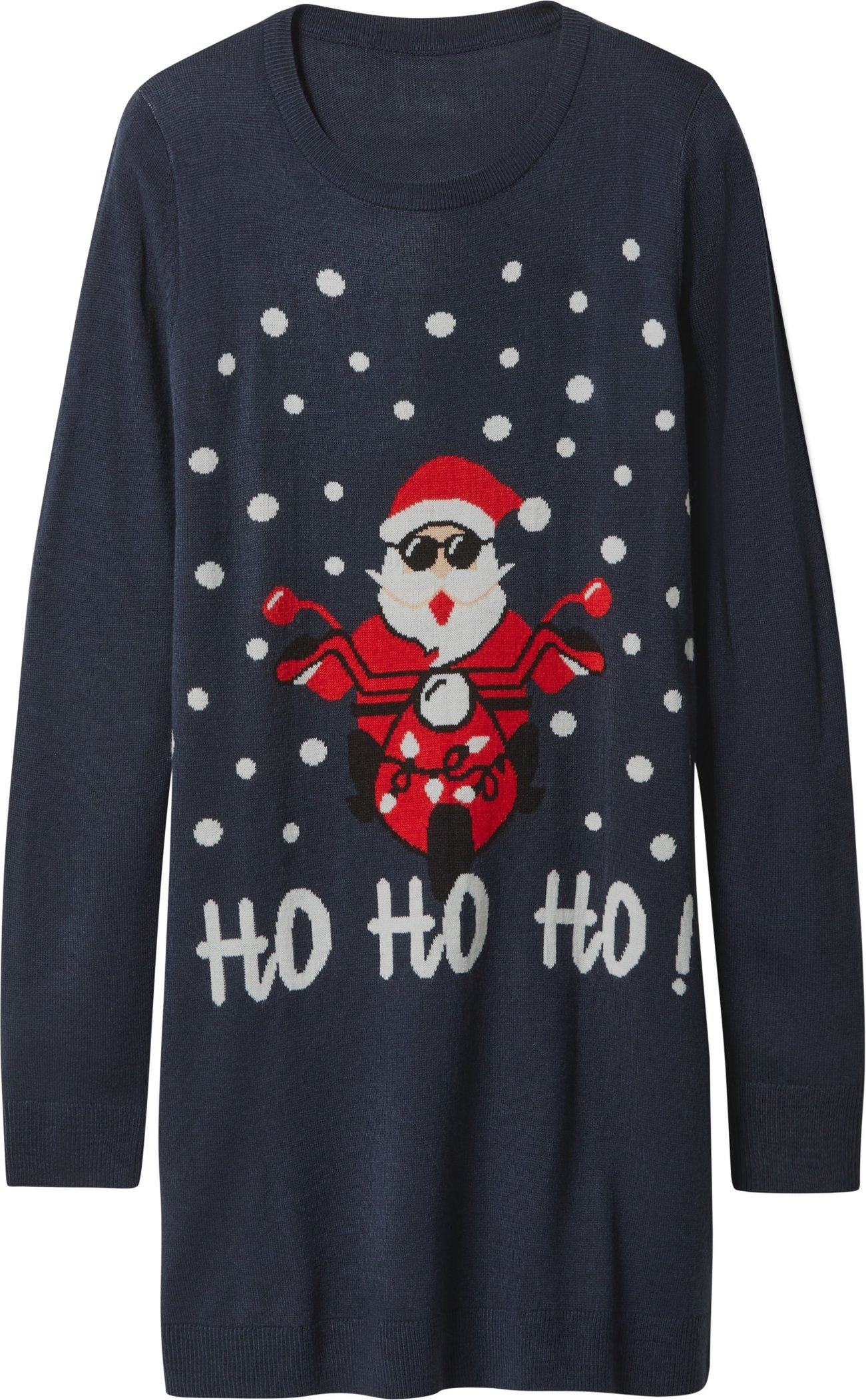 esmara® Damen Feinstrickkleid (Navy, L(44/46))