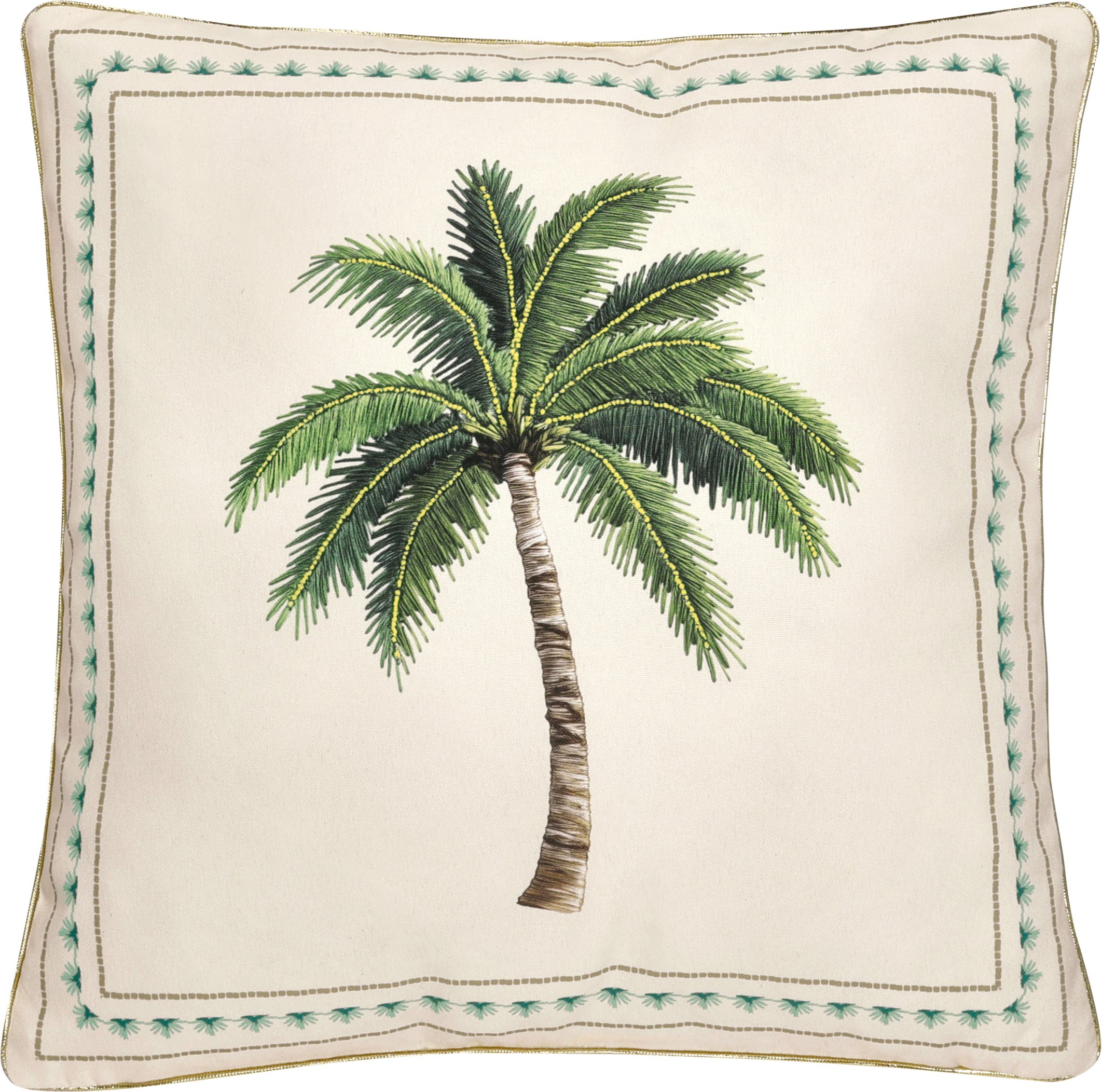 LIVARNO® Dekokissen, 45 x 45 cm (Palme)