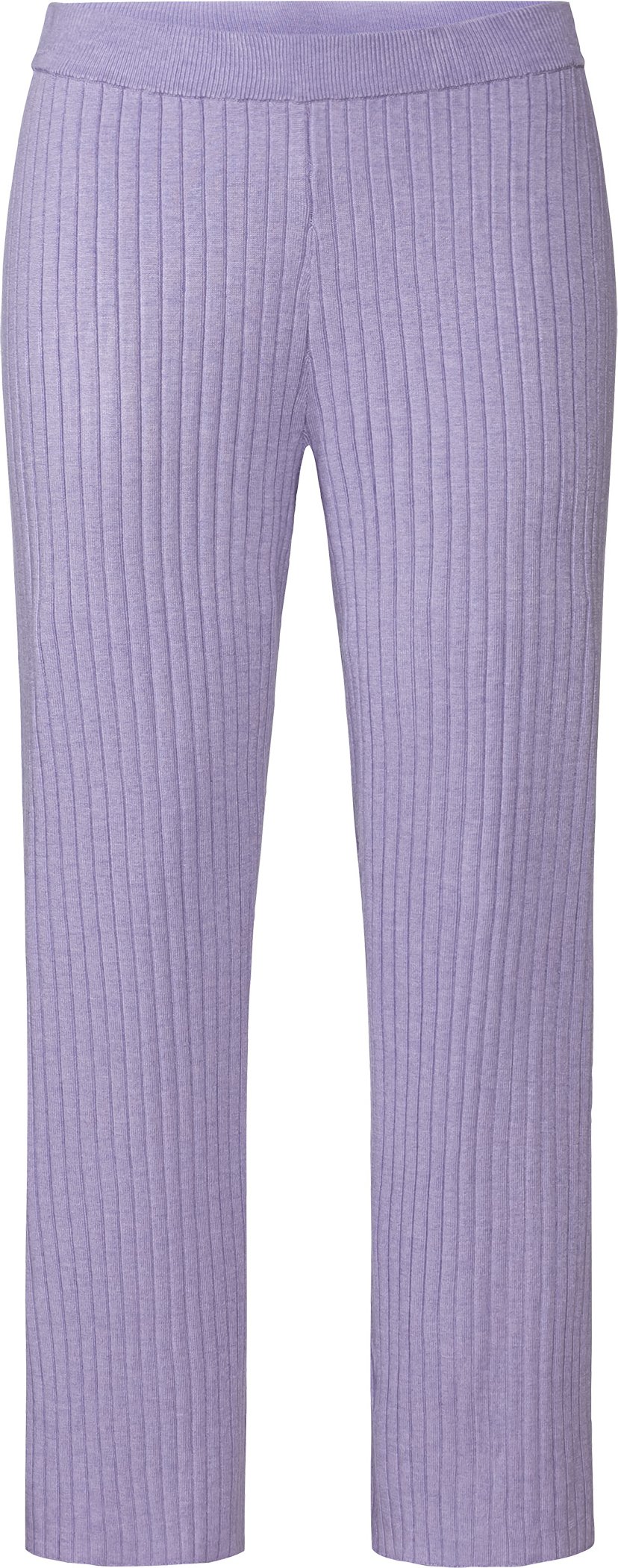 esmara® Damen Strickhose Rippe (Violett, M(40/42))