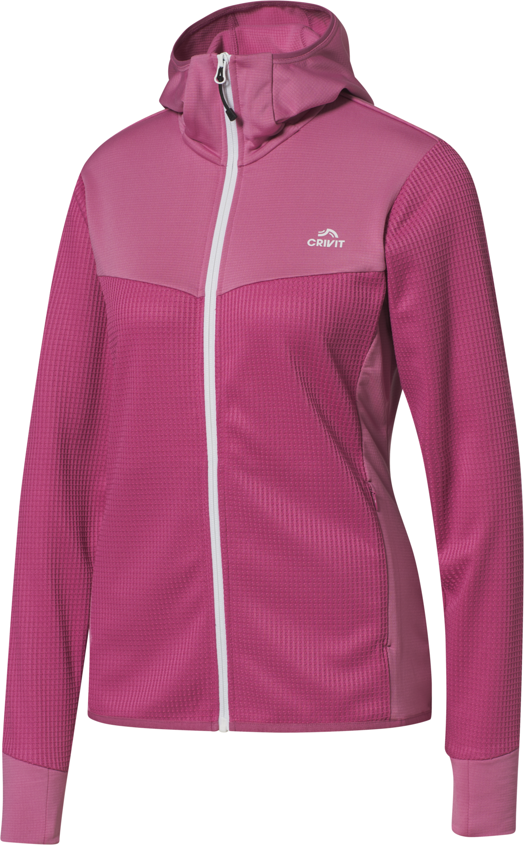 Thumbnail - CRIVIT Damen Funktionsjacke, mit geruchsneutraler Technologie HeiQ Mint (Beere, L(44/46))