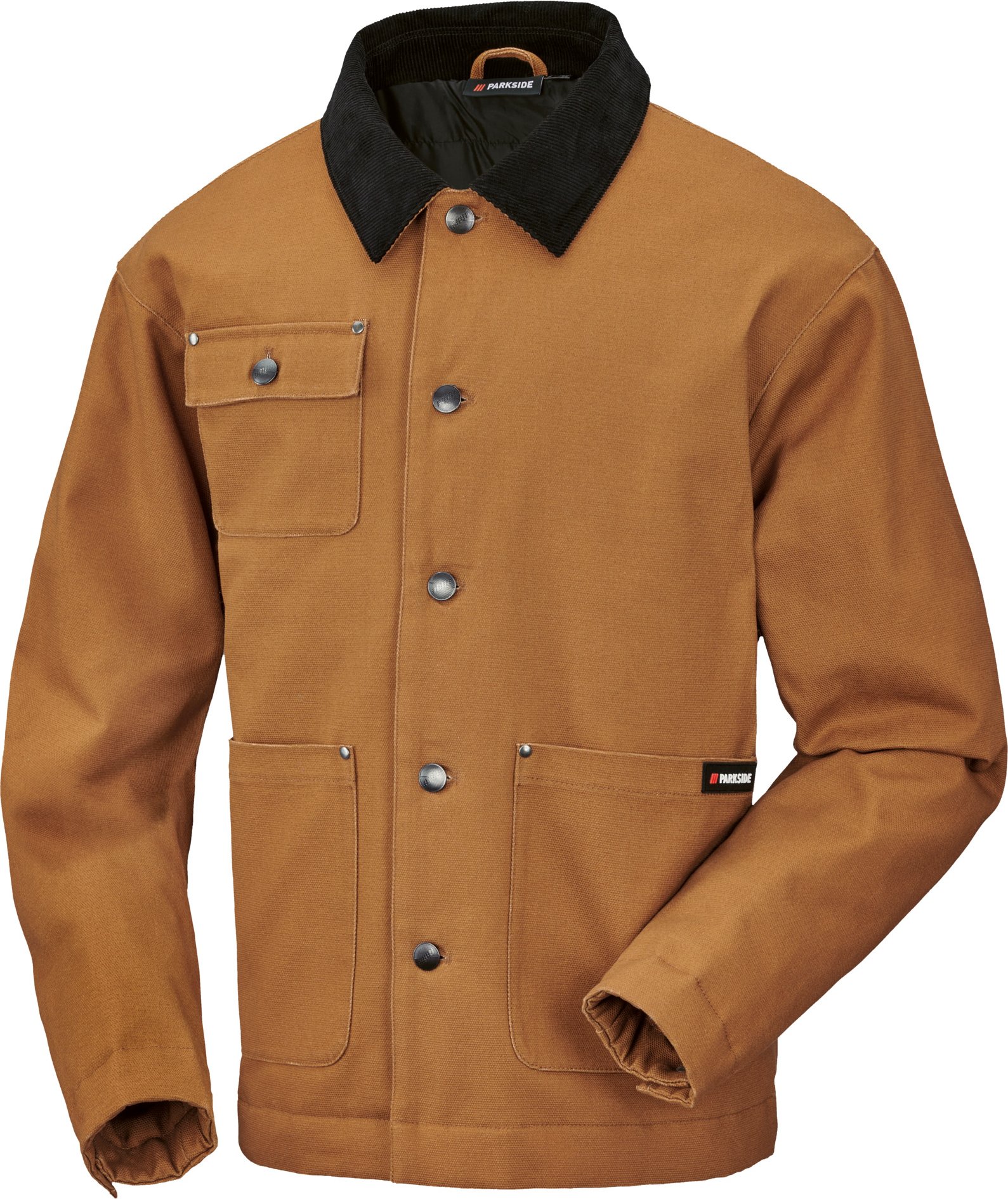 Thumbnail - PARKSIDE® Herren Canvas-Arbeitsjacke (Braun, XL (56/58))